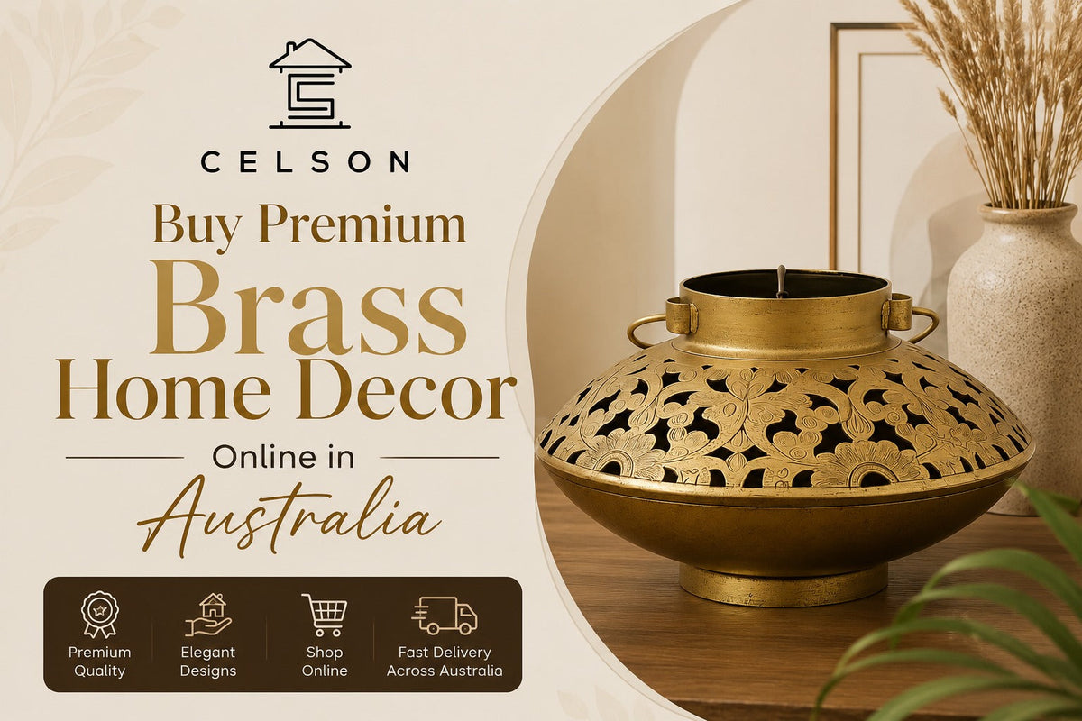 Buy Premium Brass Home Decor Online in Australia | Celson