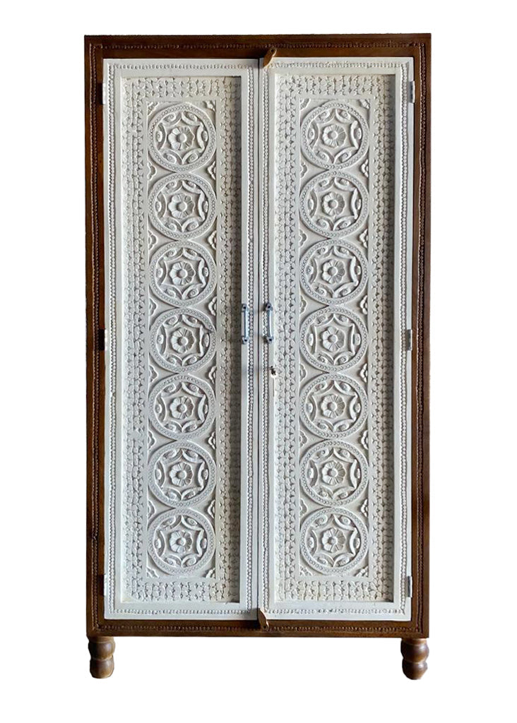 Jensen Hand Carved Almirah