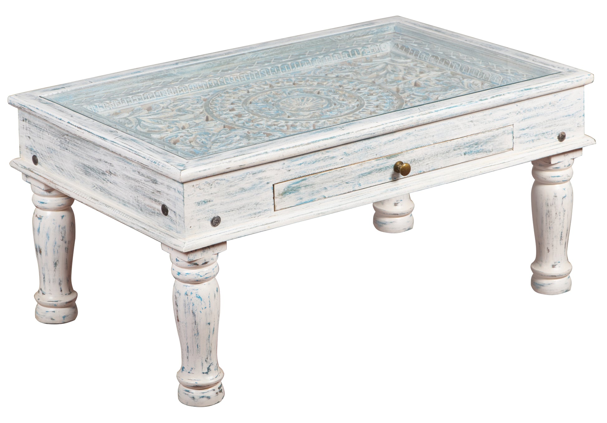 Juan Hand Carved Coffee Table