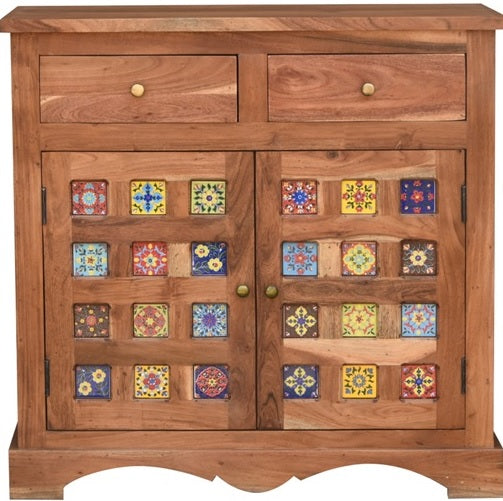 Avelyn Carved Wooden Cabinet