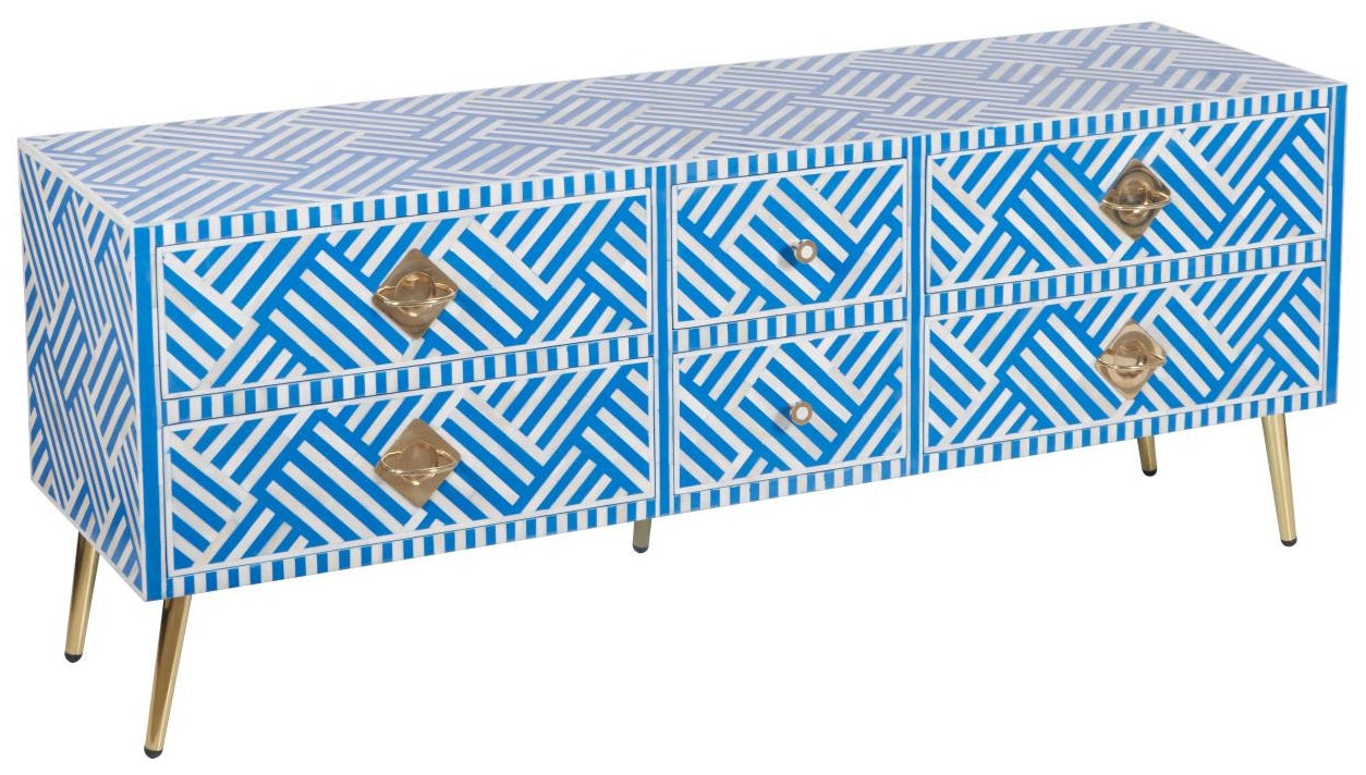 Bedella Bone Inlay TV Cabinet