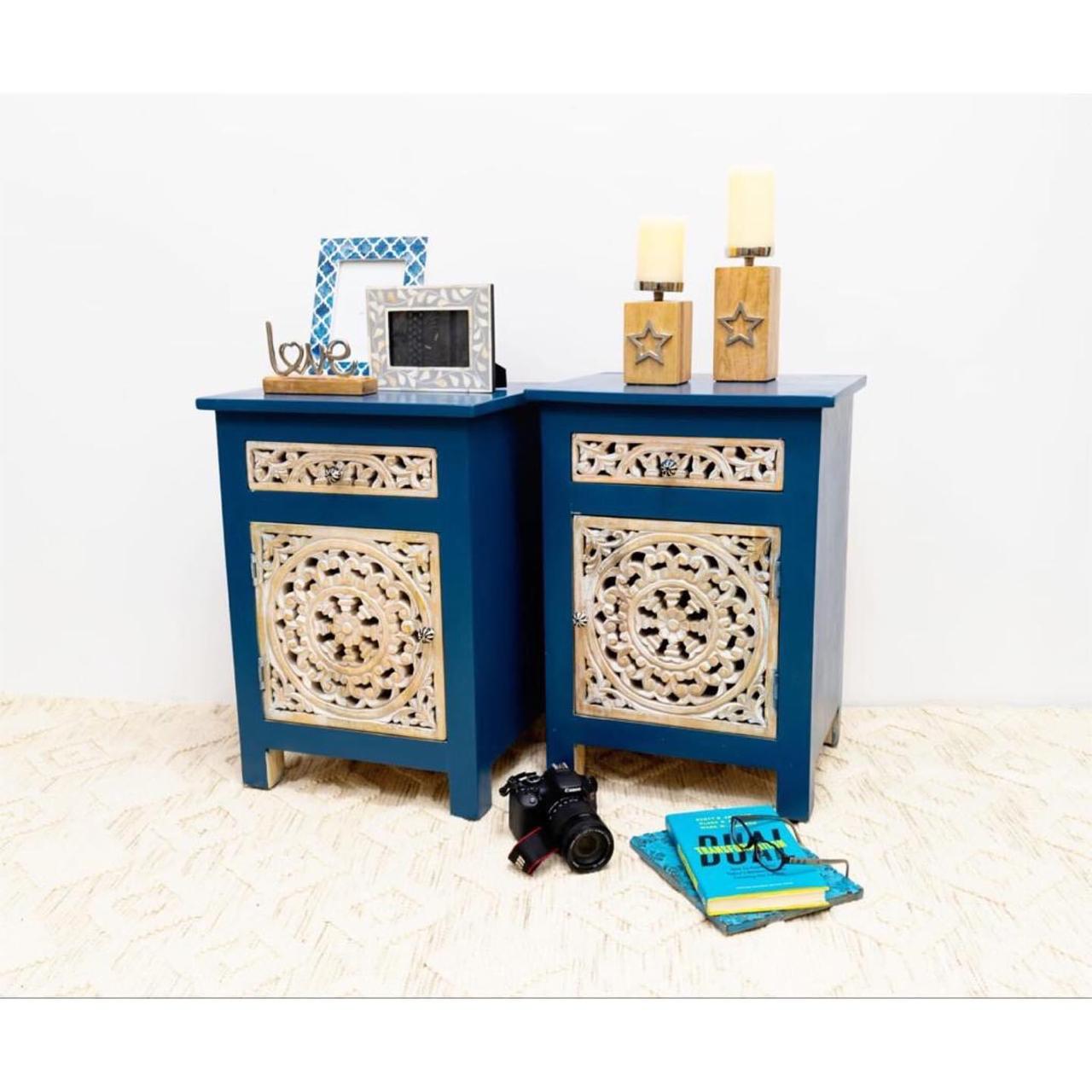 Gourd Wooden Bedside