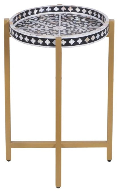 Lavie Mother of Pearl Inlay Side Table