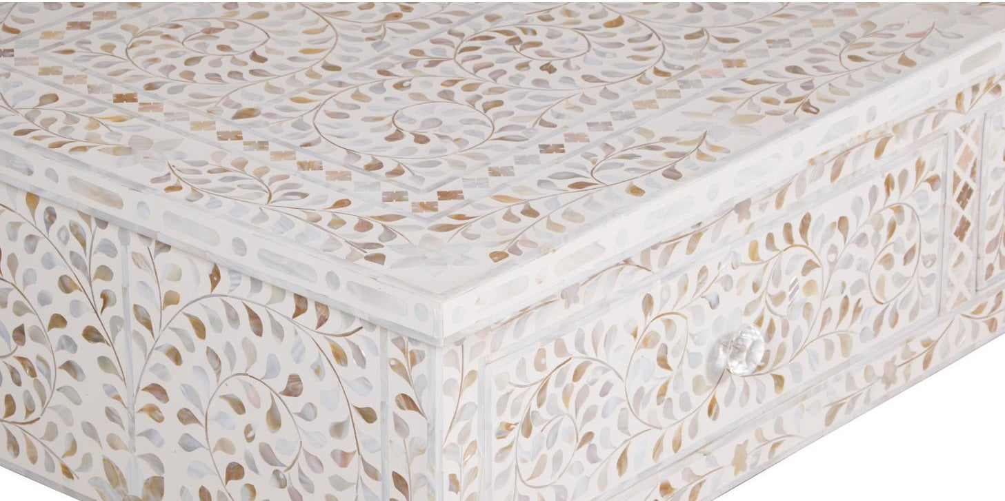 Harry Mother Of Pearl Inlay Coffee Table