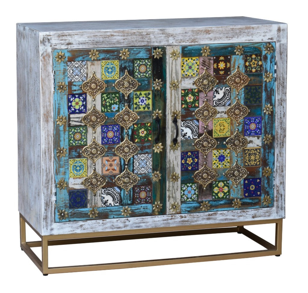 Tyler Carved Wooden Cabinet