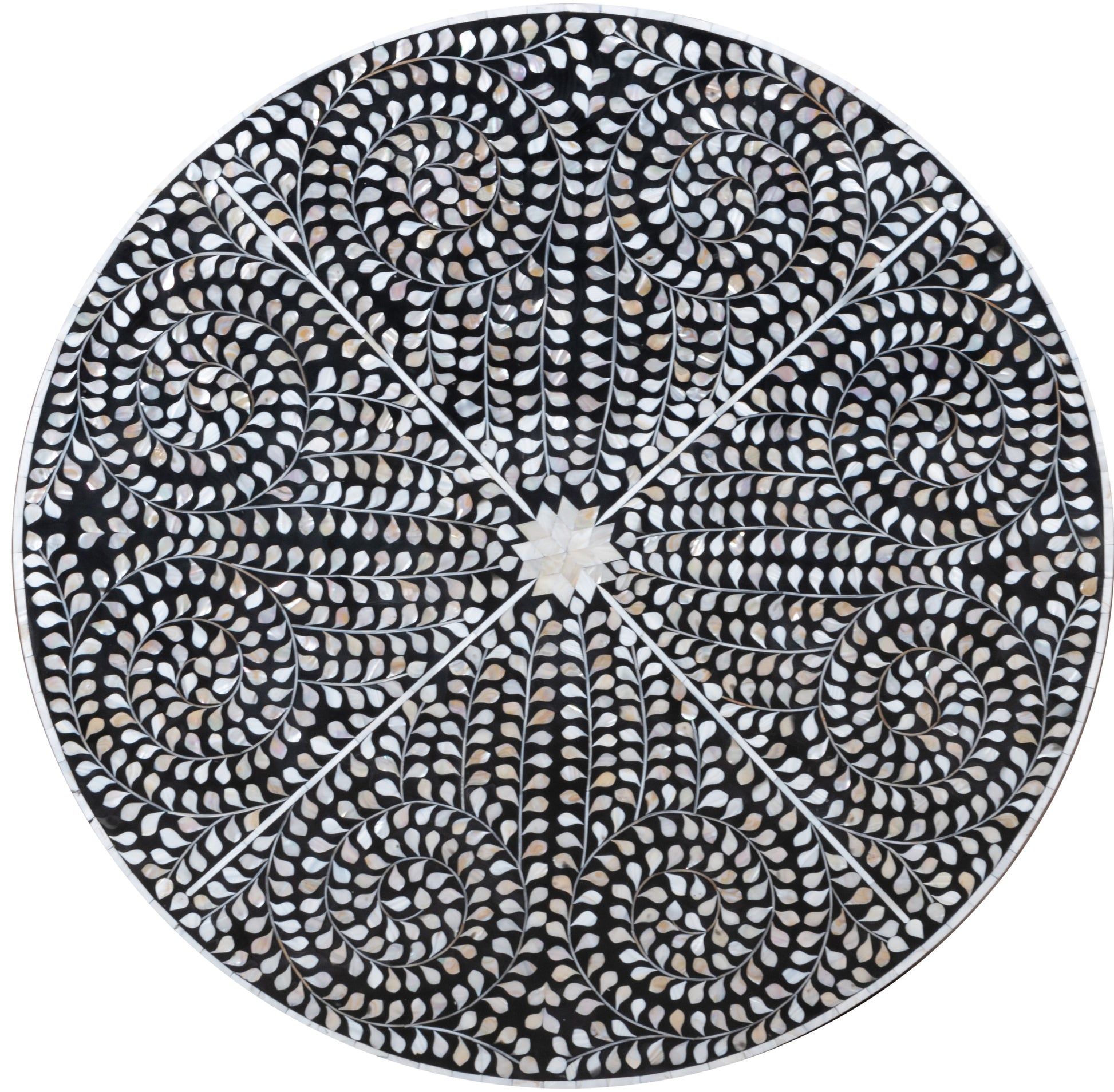 Brain Mother of Pearl Inlay Coffee Table