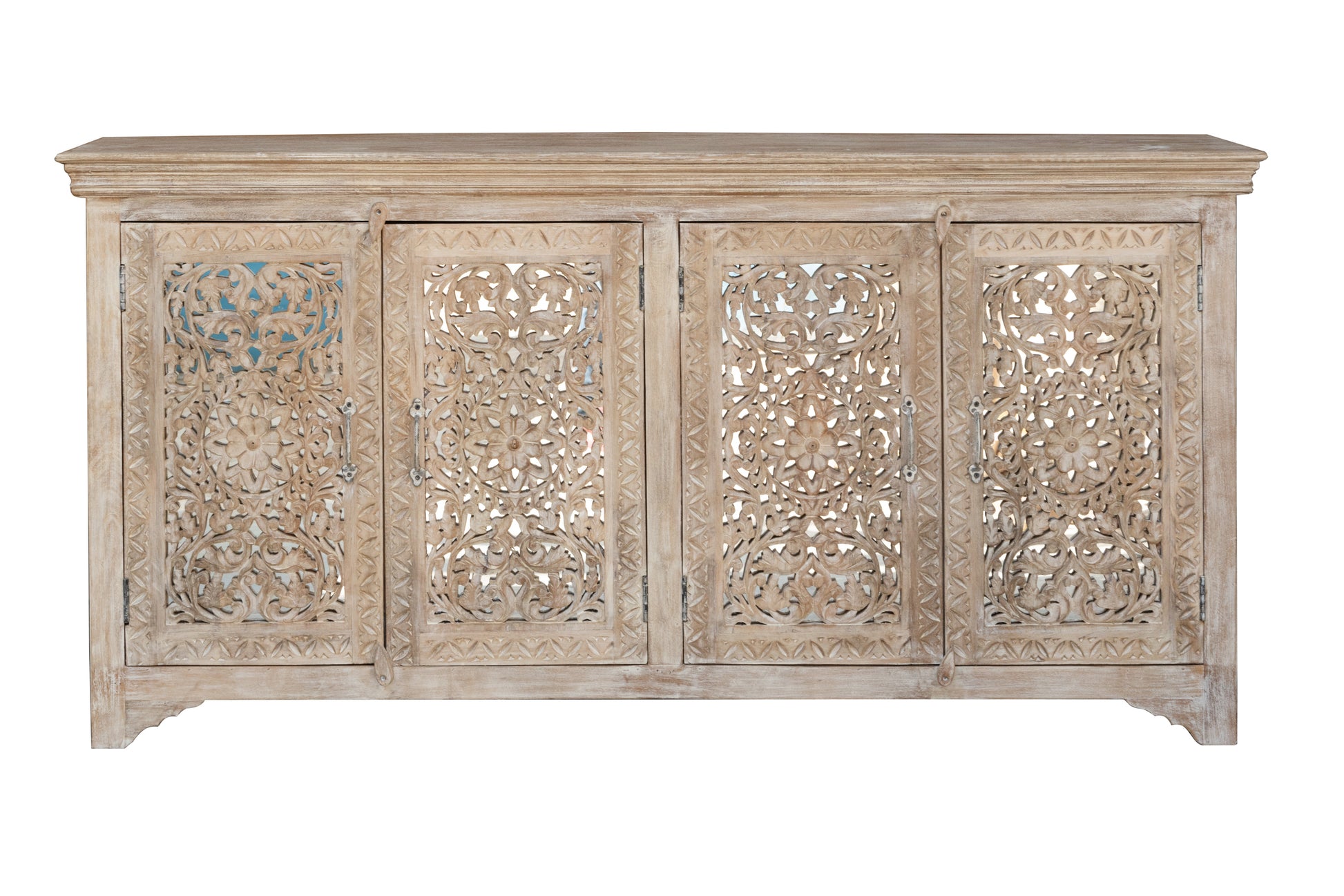 Riva Hand Carved Wooden Sideboard
