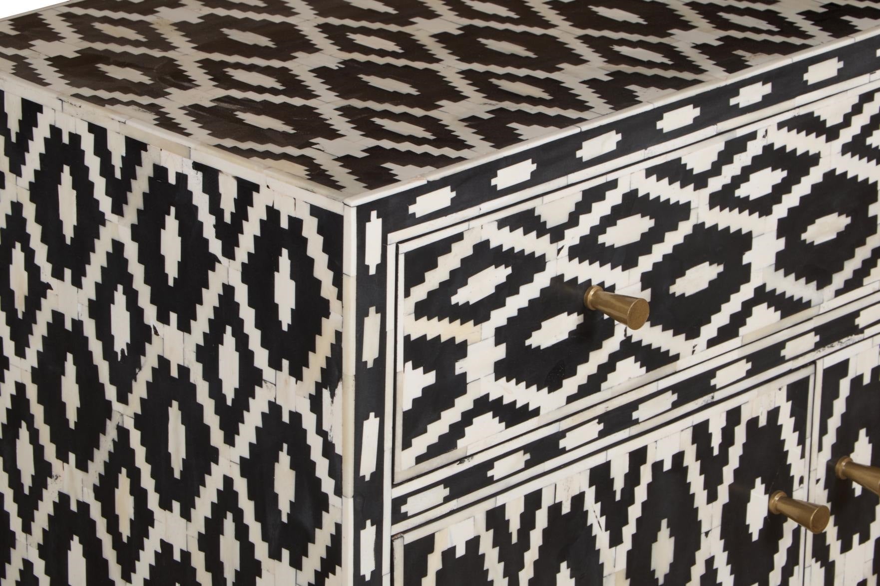 Sollena Bone Inlay Cabinet
