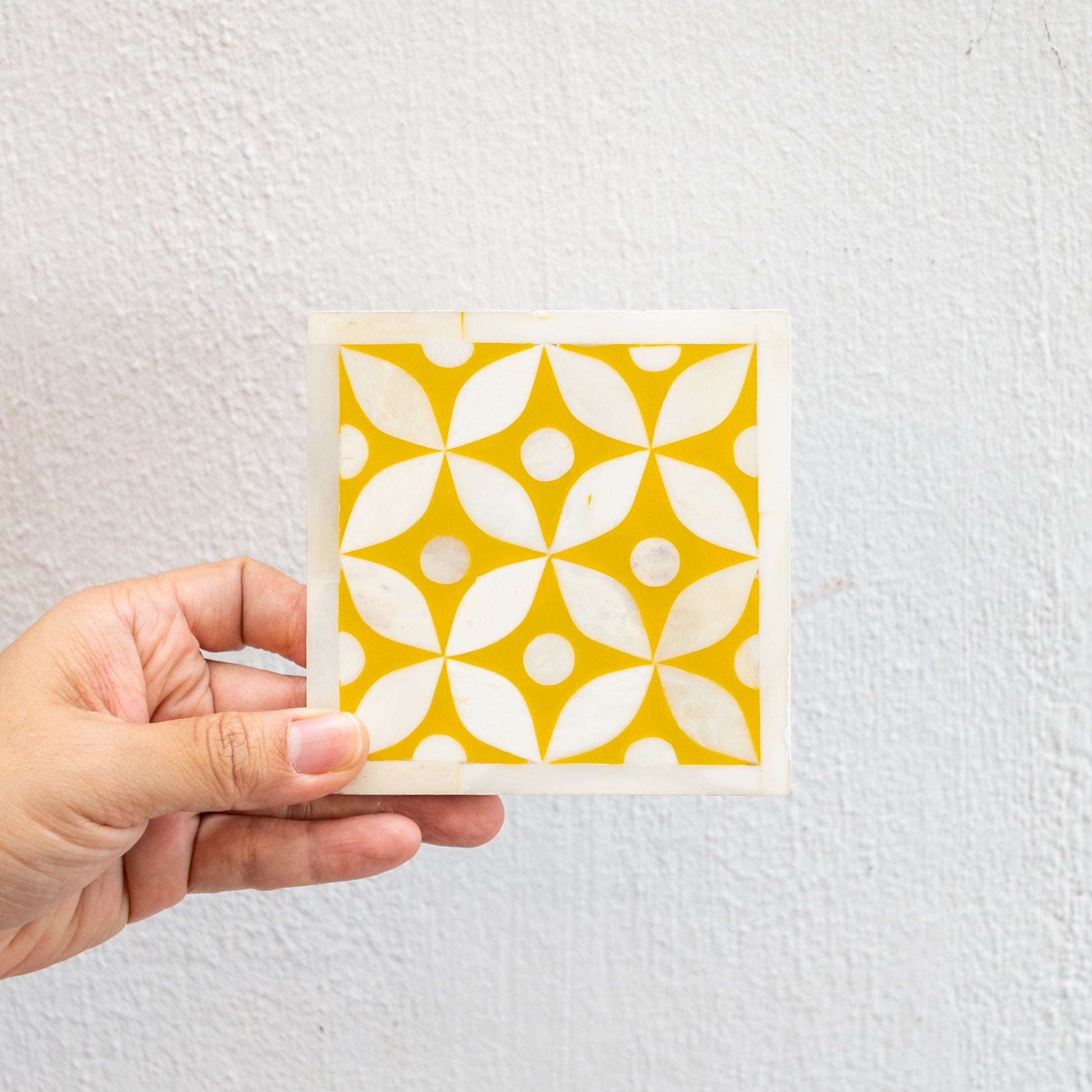 Bradley Bone Inlay Coaster