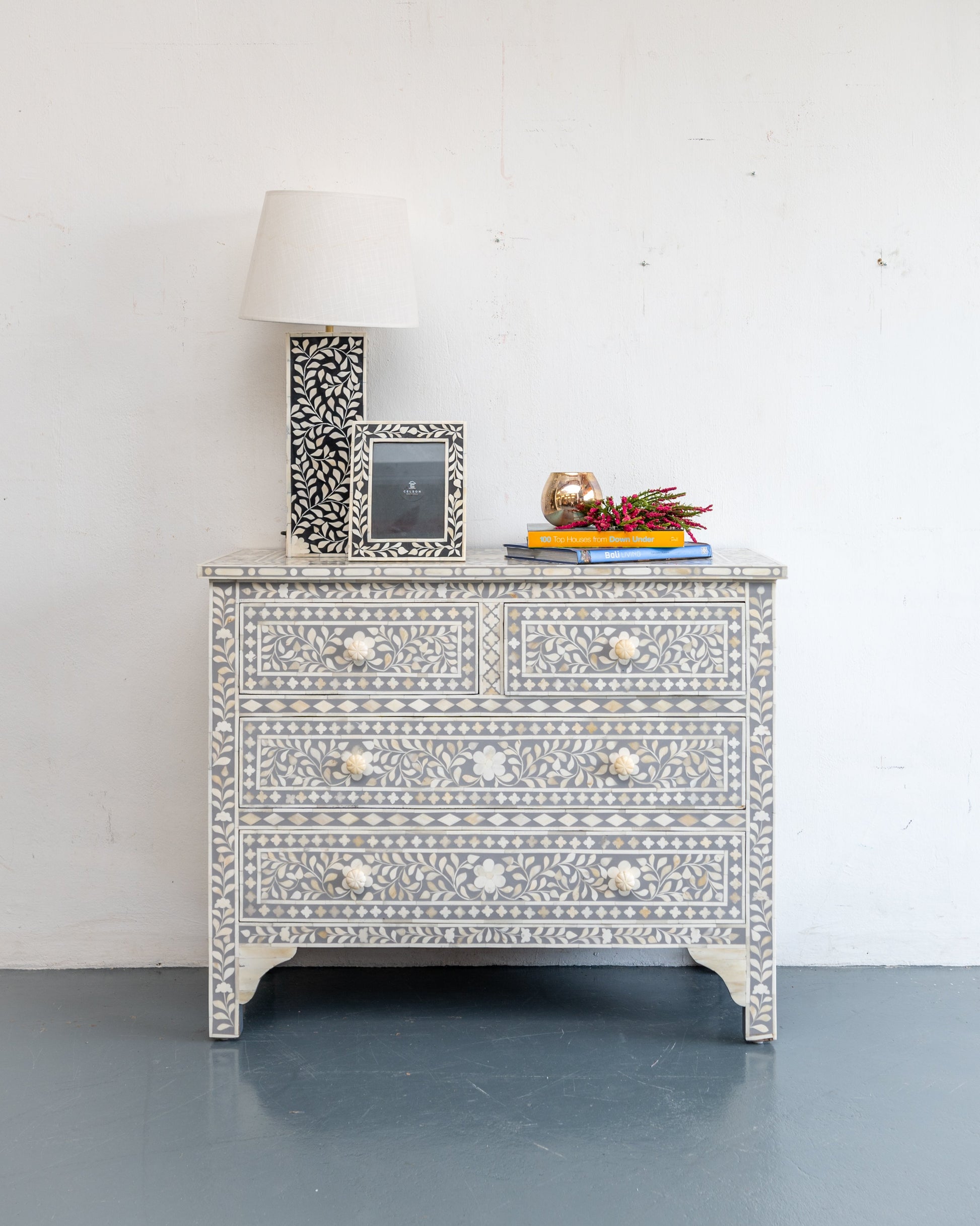 Jesse Bone Inlay Chest of Drawer