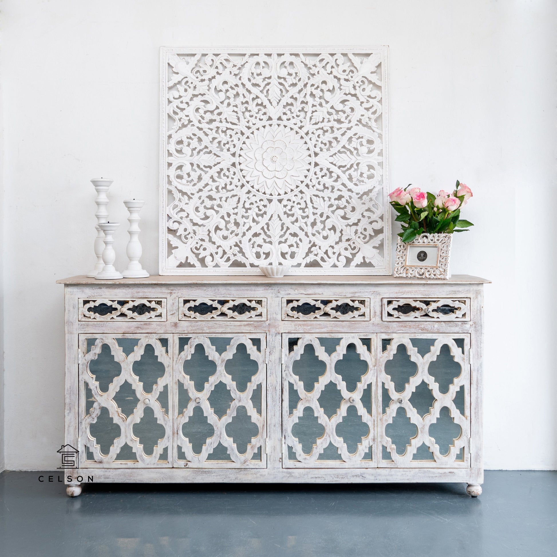 Angela Hand Carved Sideboard