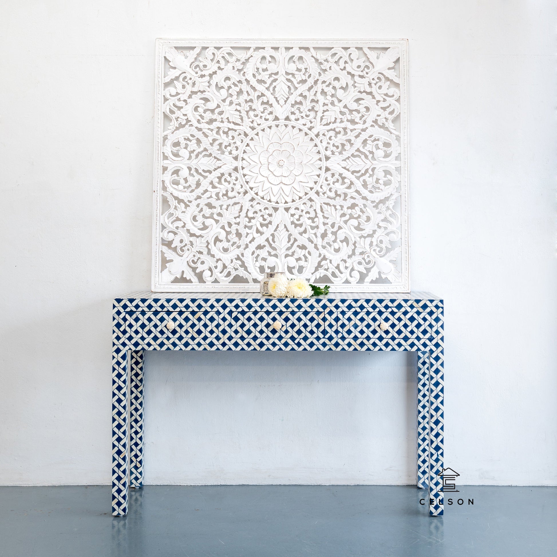 Rubina Bone Inlay Console Table
