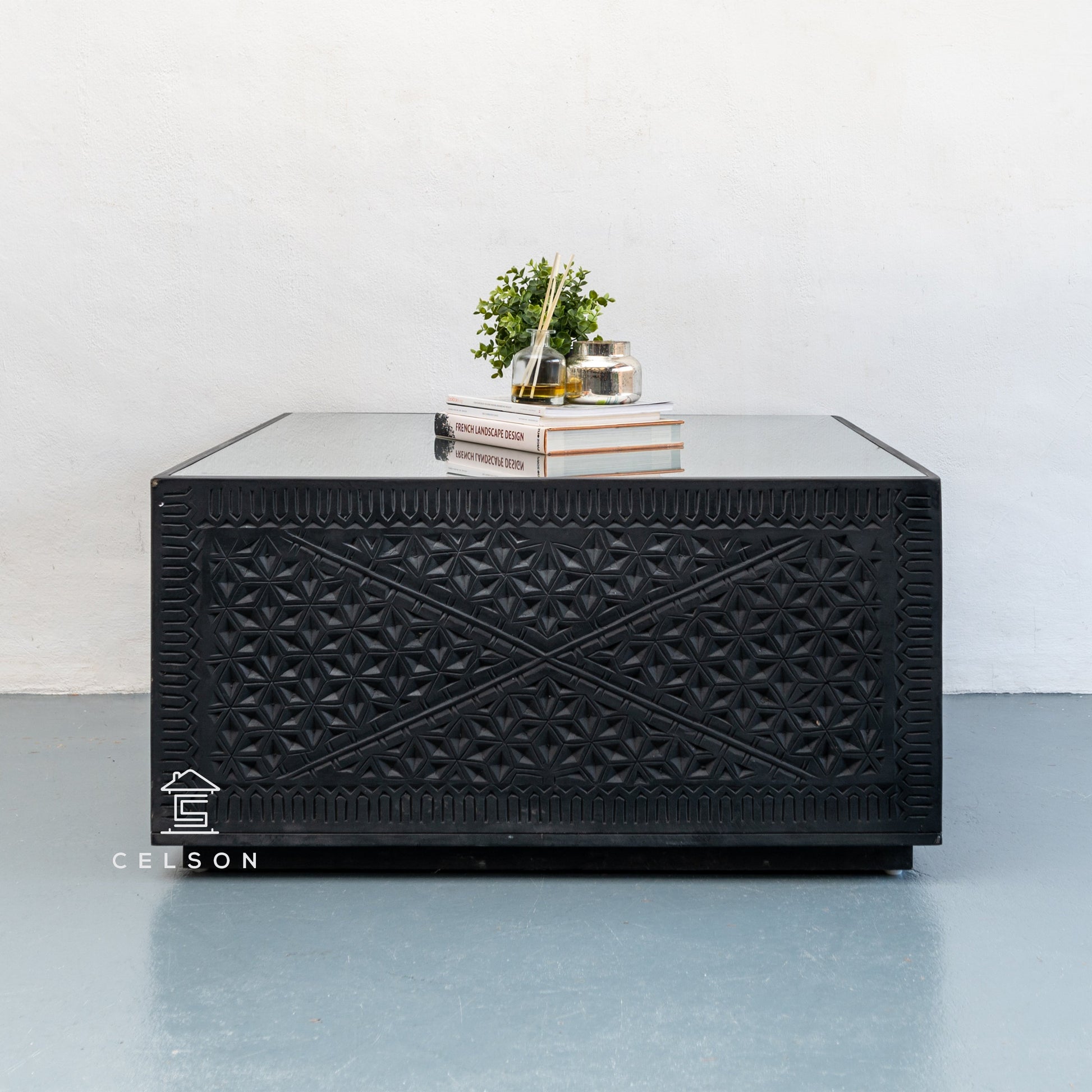 Louis Carved Wooden Coffee Table