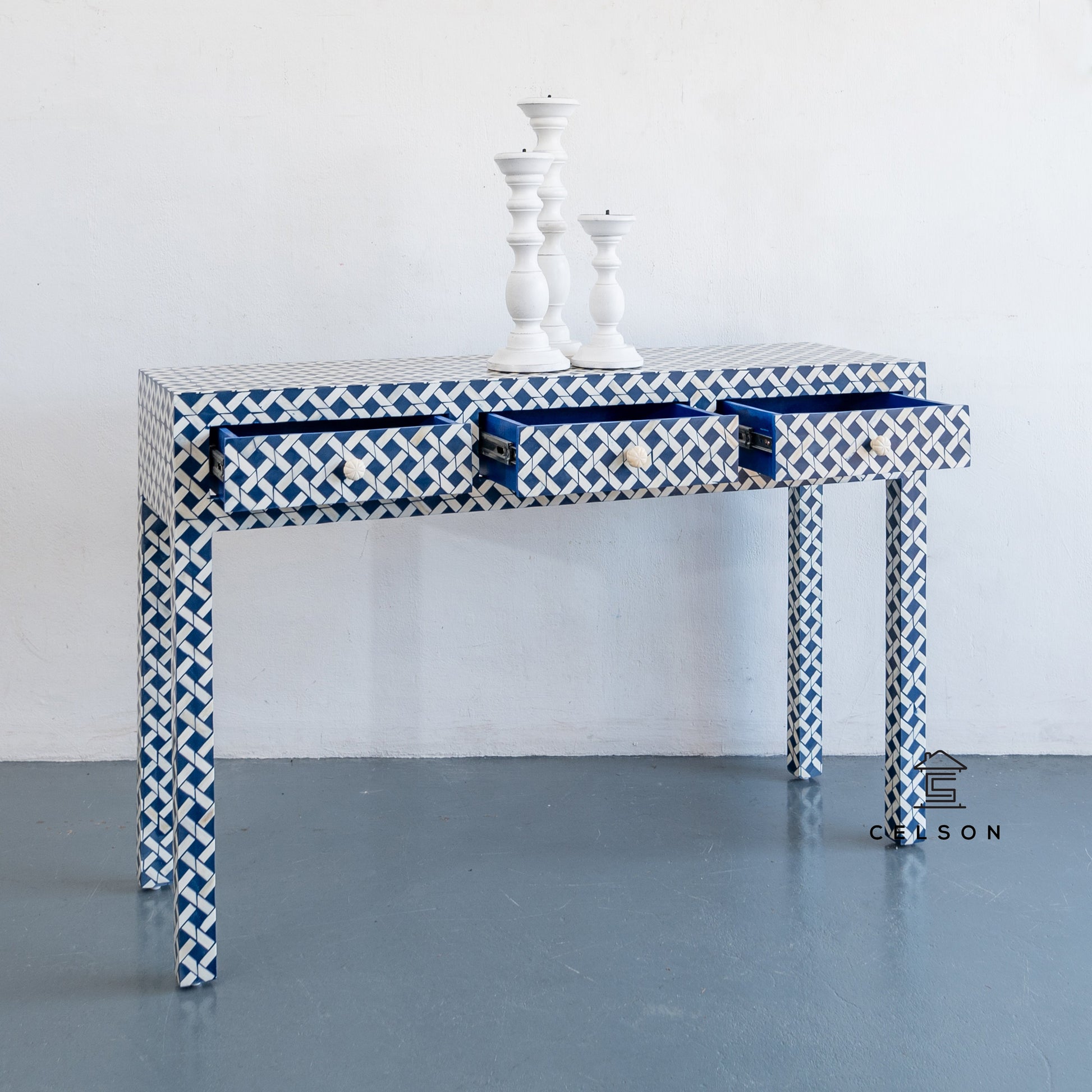Rubina Bone Inlay Console Table