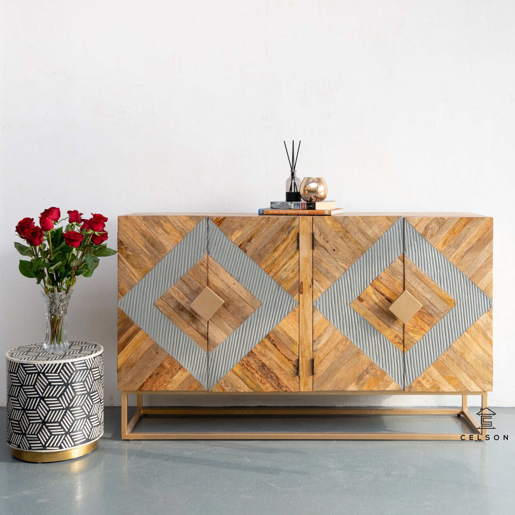 Wivan Hand Carved Sideboard
