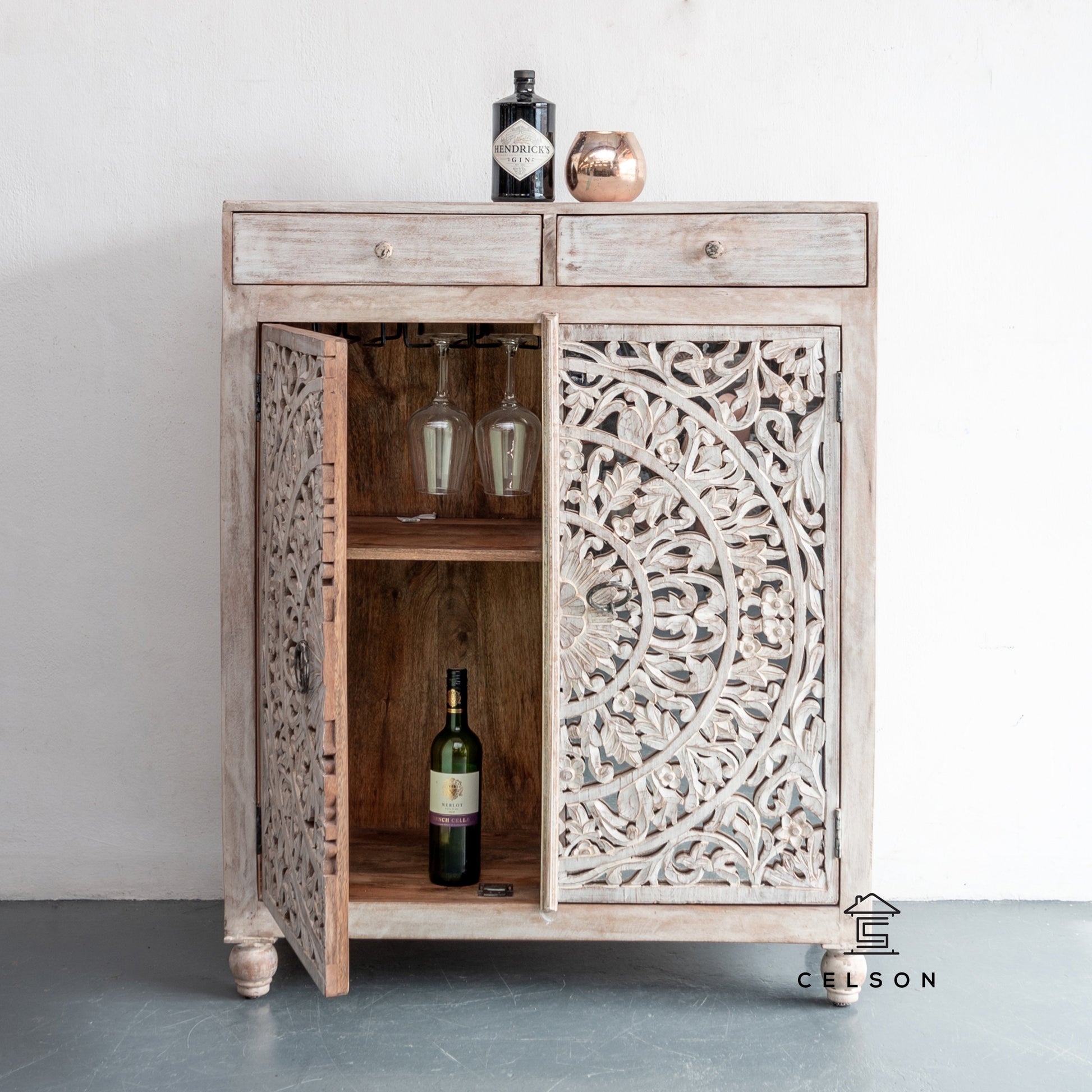 Rory Wooden Bar Cabinet