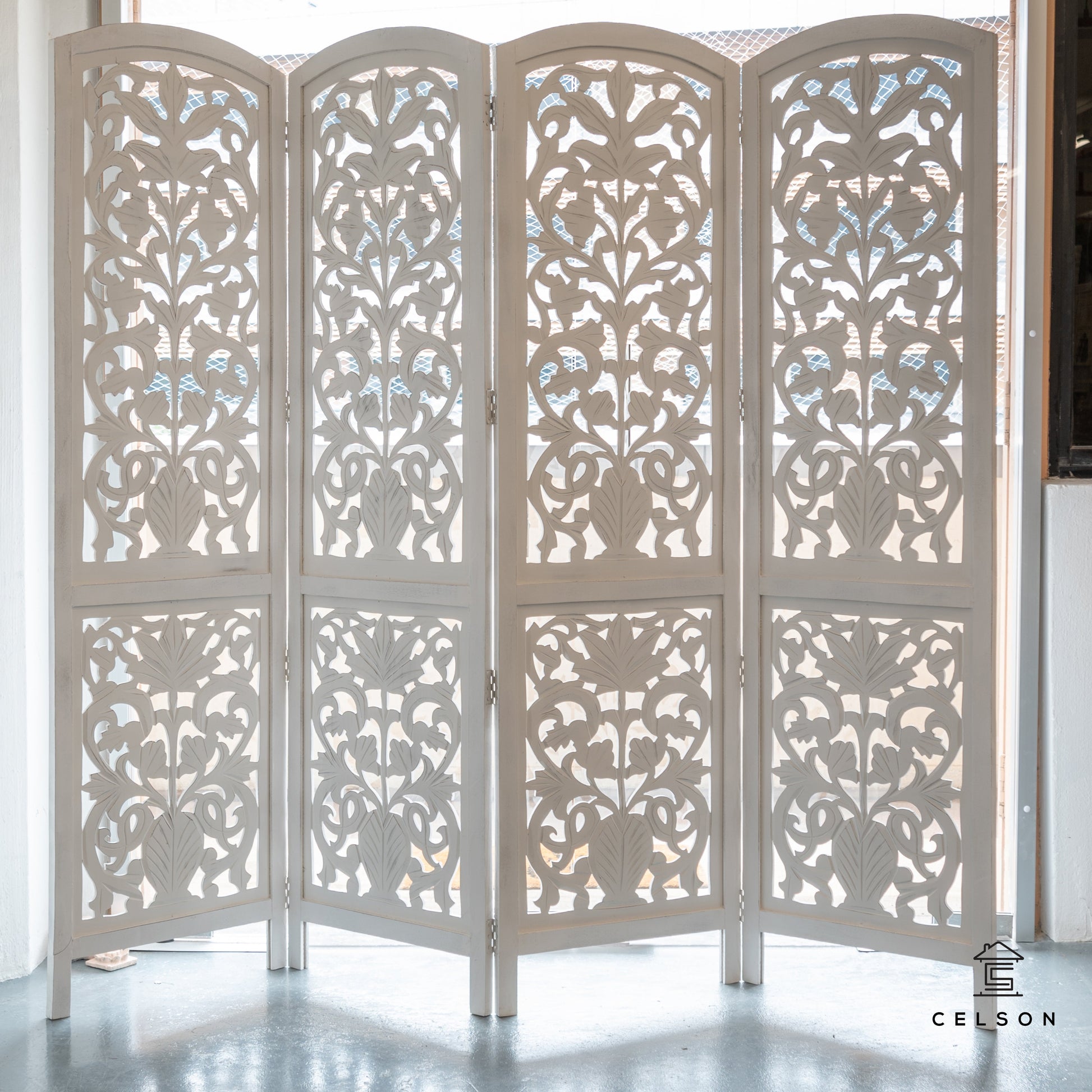 Bob Carved Room Divider