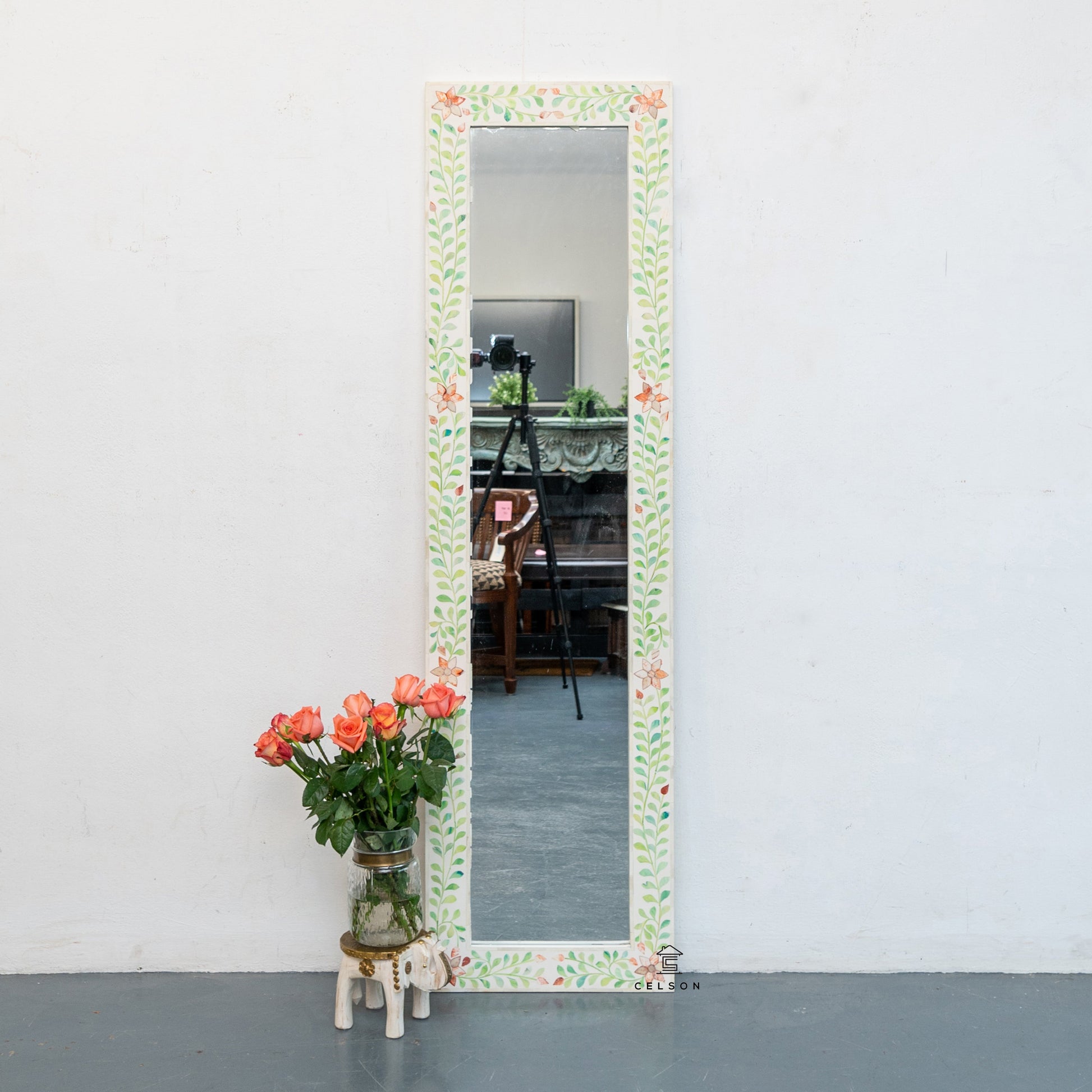 Mary Bone Inlay Mirror