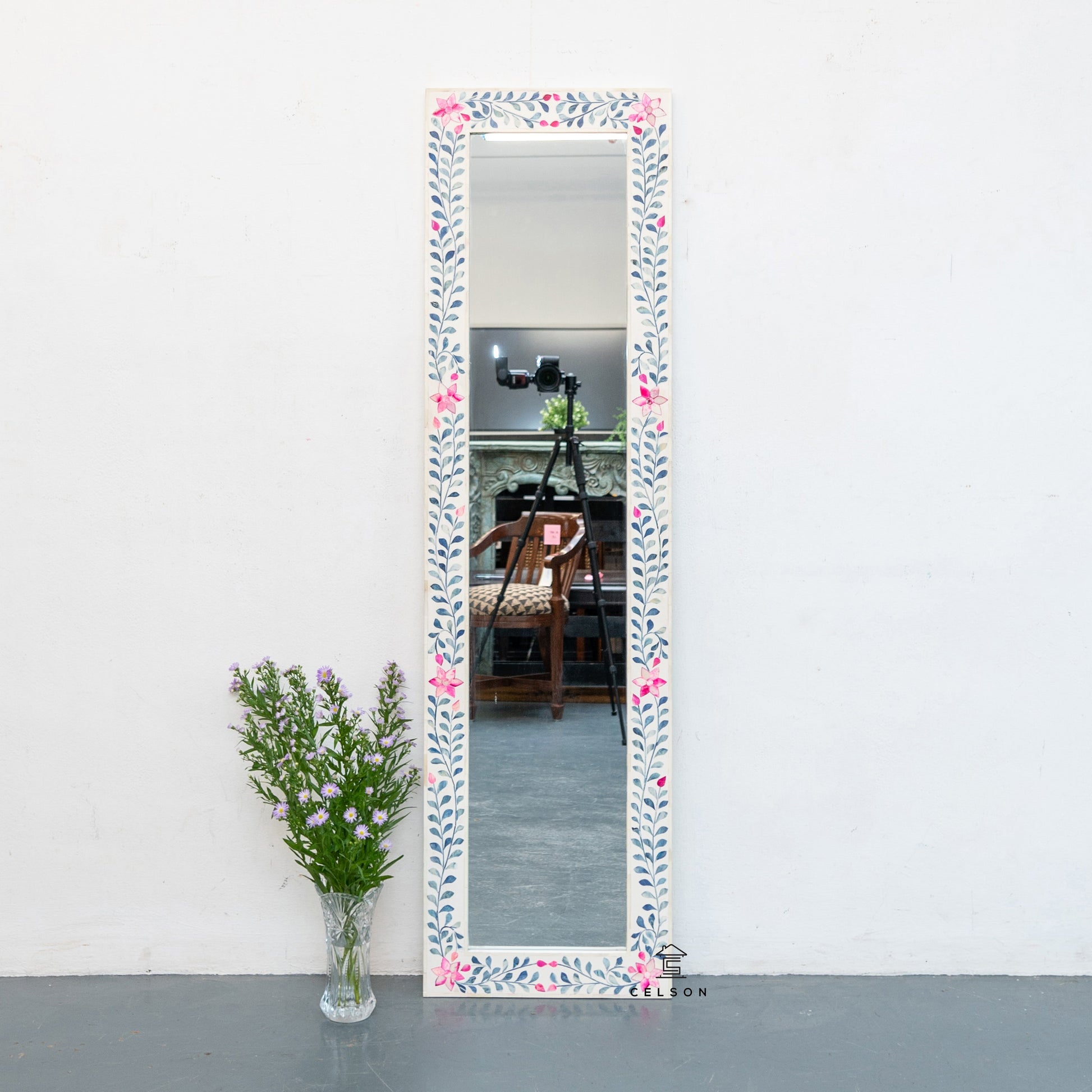 Mary Bone Inlay Mirror