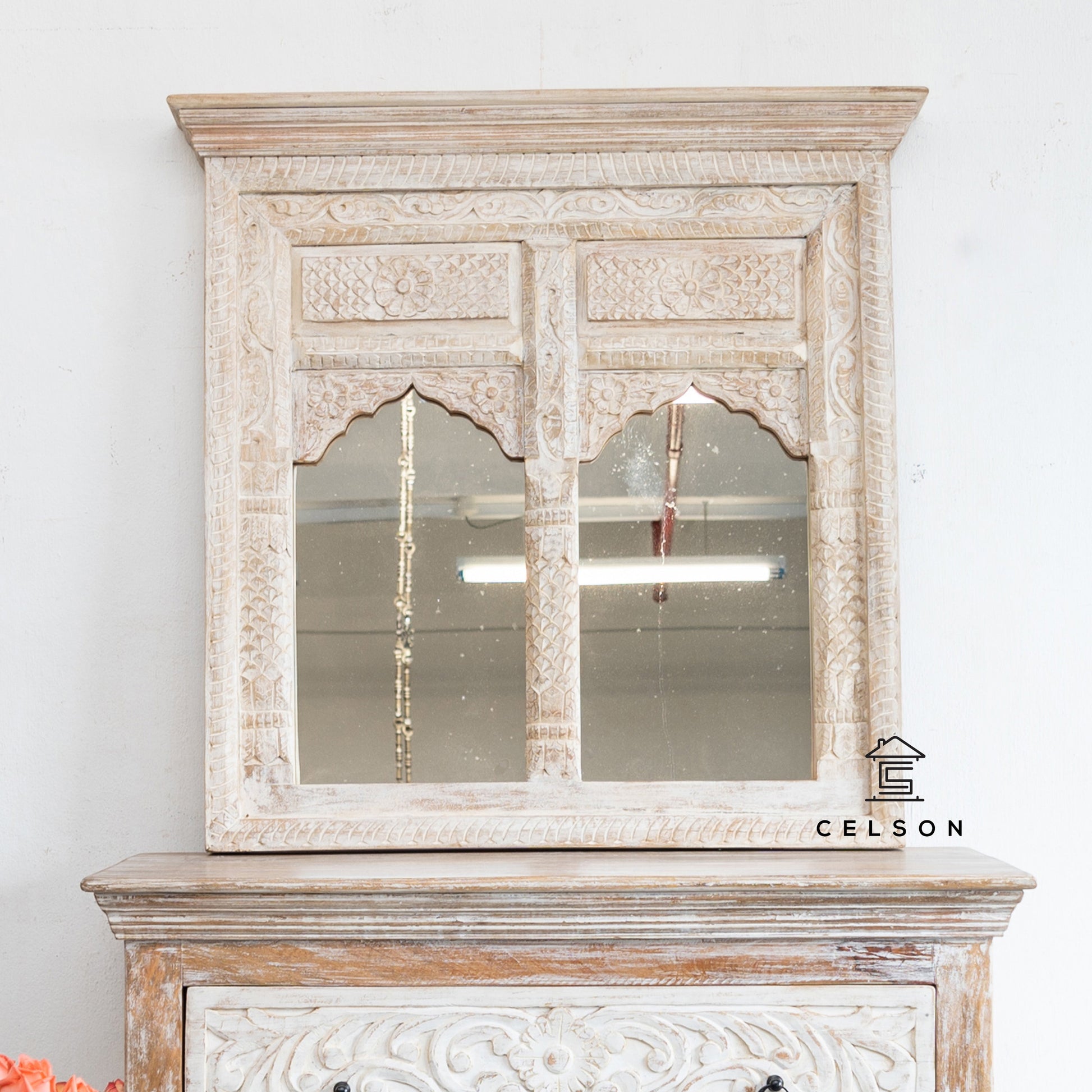 Aayan Hand Carved Mirror