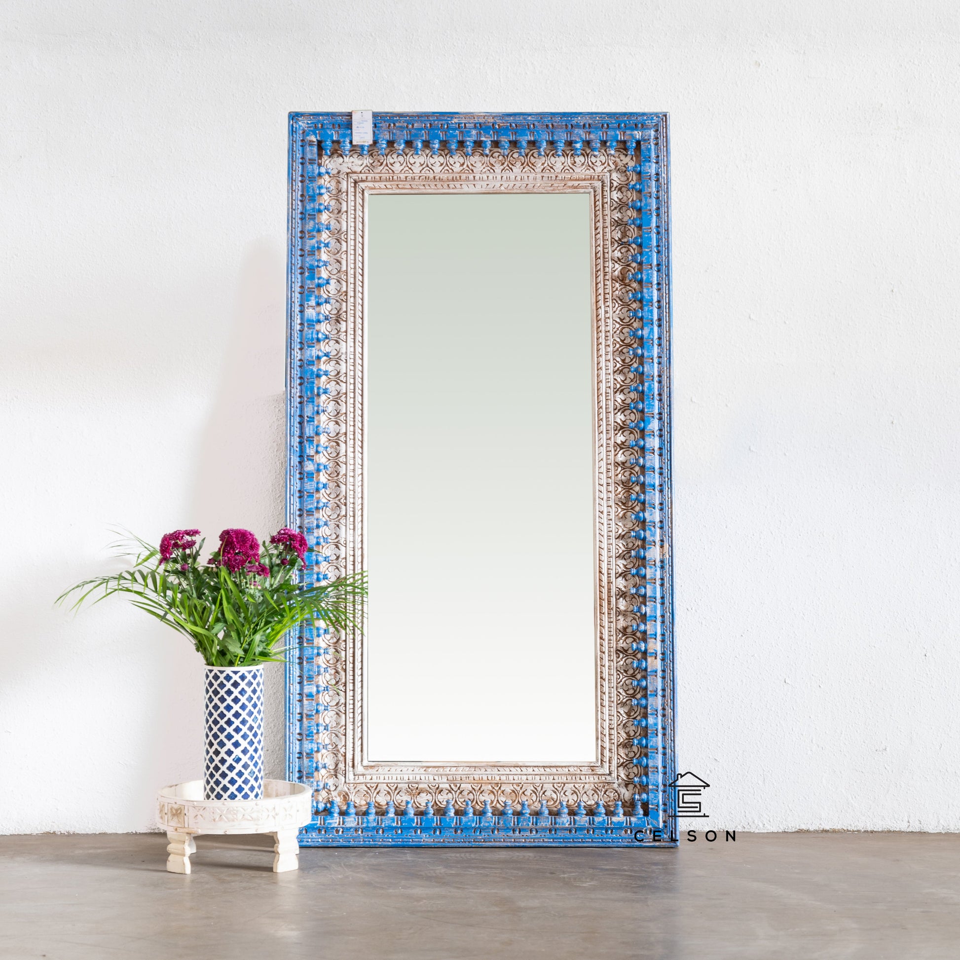 Thormi Hand Carved Mirror