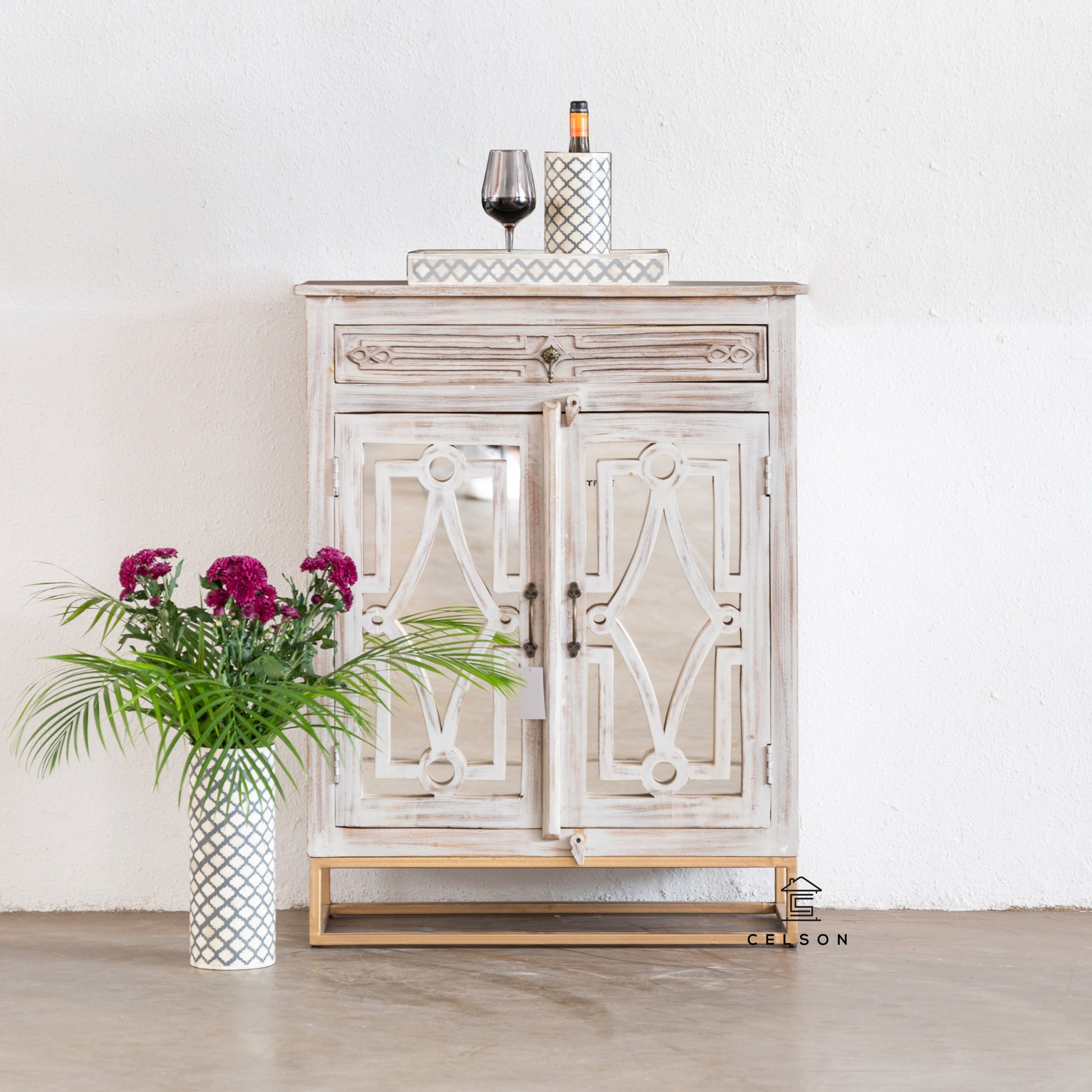 Bartolo Wooden Bar Cabinet