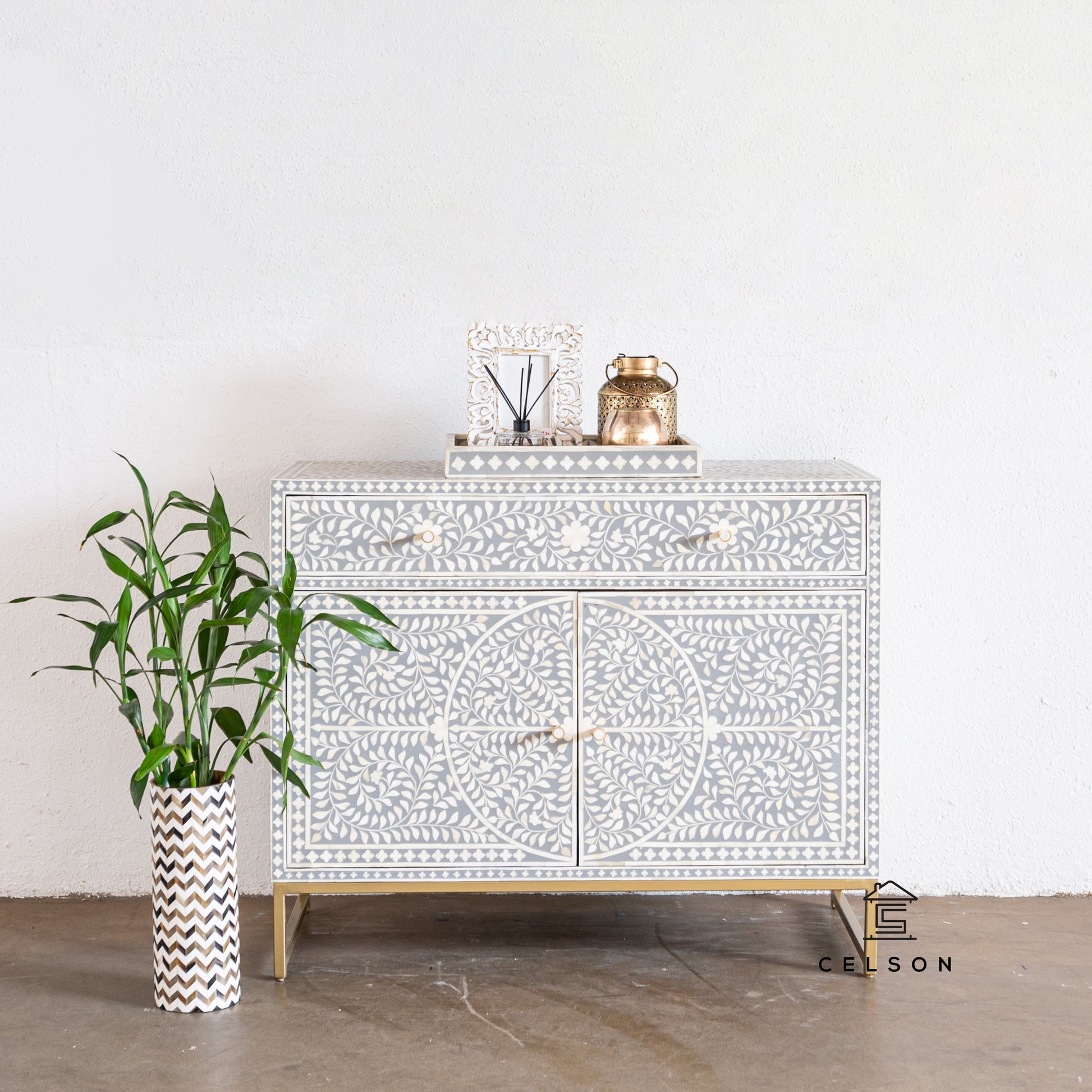 Lavie Bone Inlay Chest