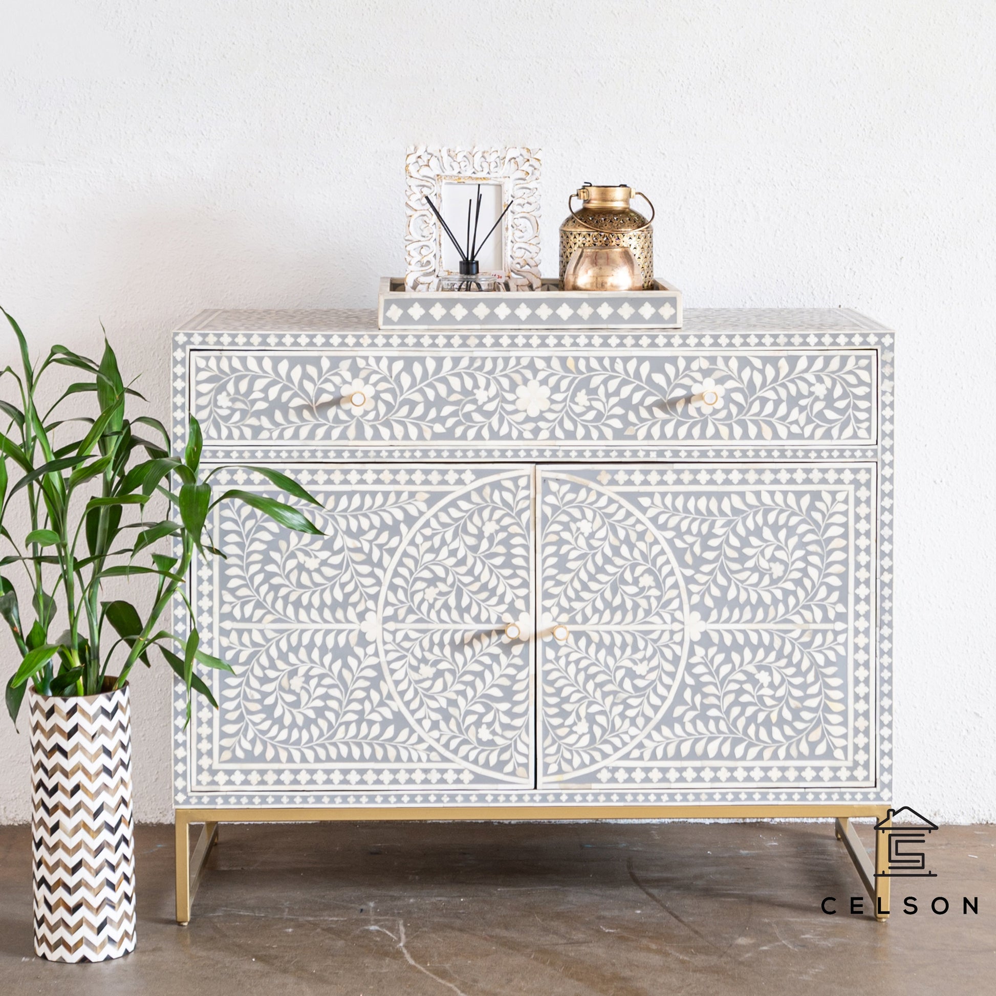 Lavie Bone Inlay Chest