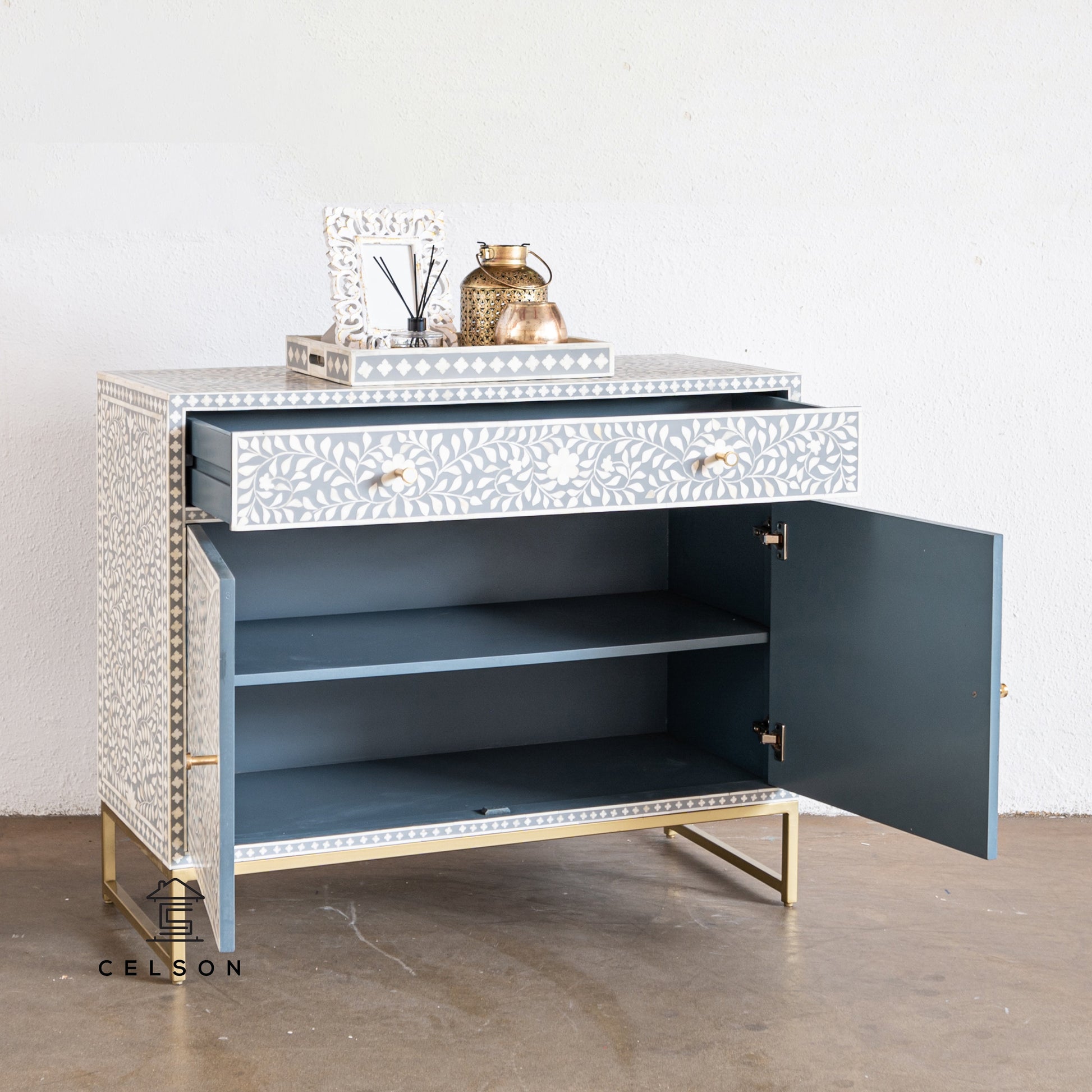 Lavie Bone Inlay Chest