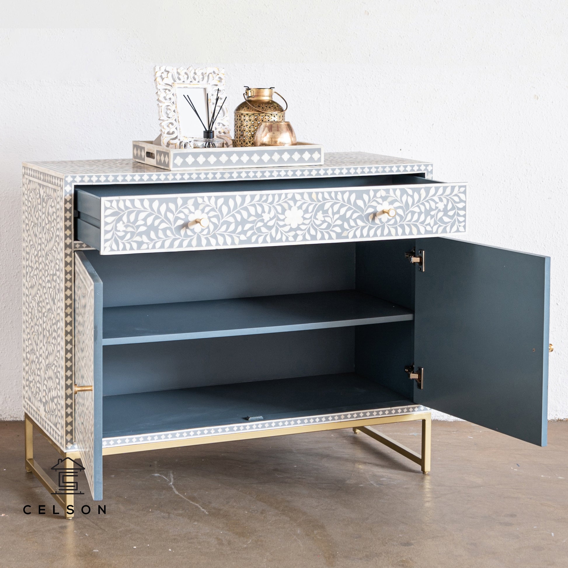 Lavie Bone Inlay Chest