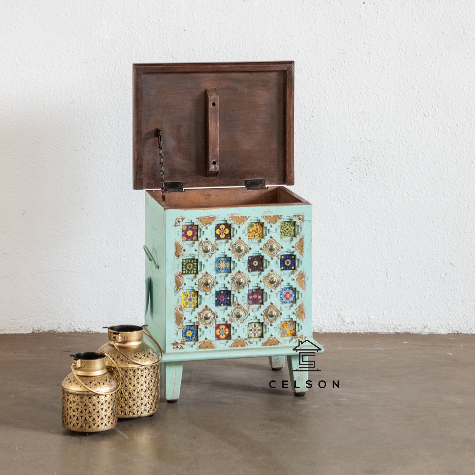 Margo Brass & Tile Trunk