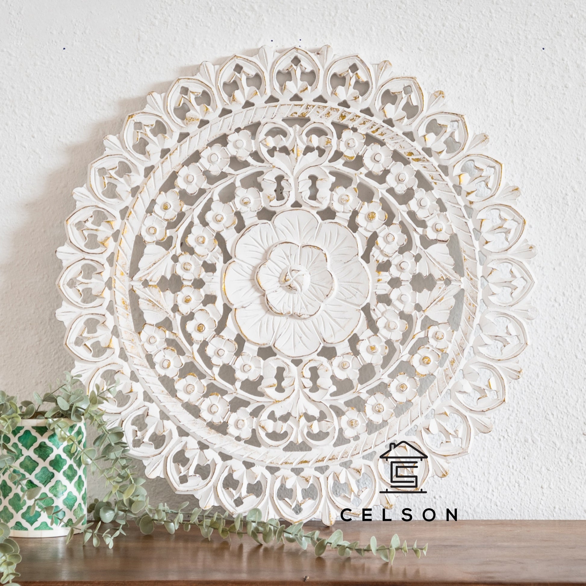 Niama Carved Wall Panel