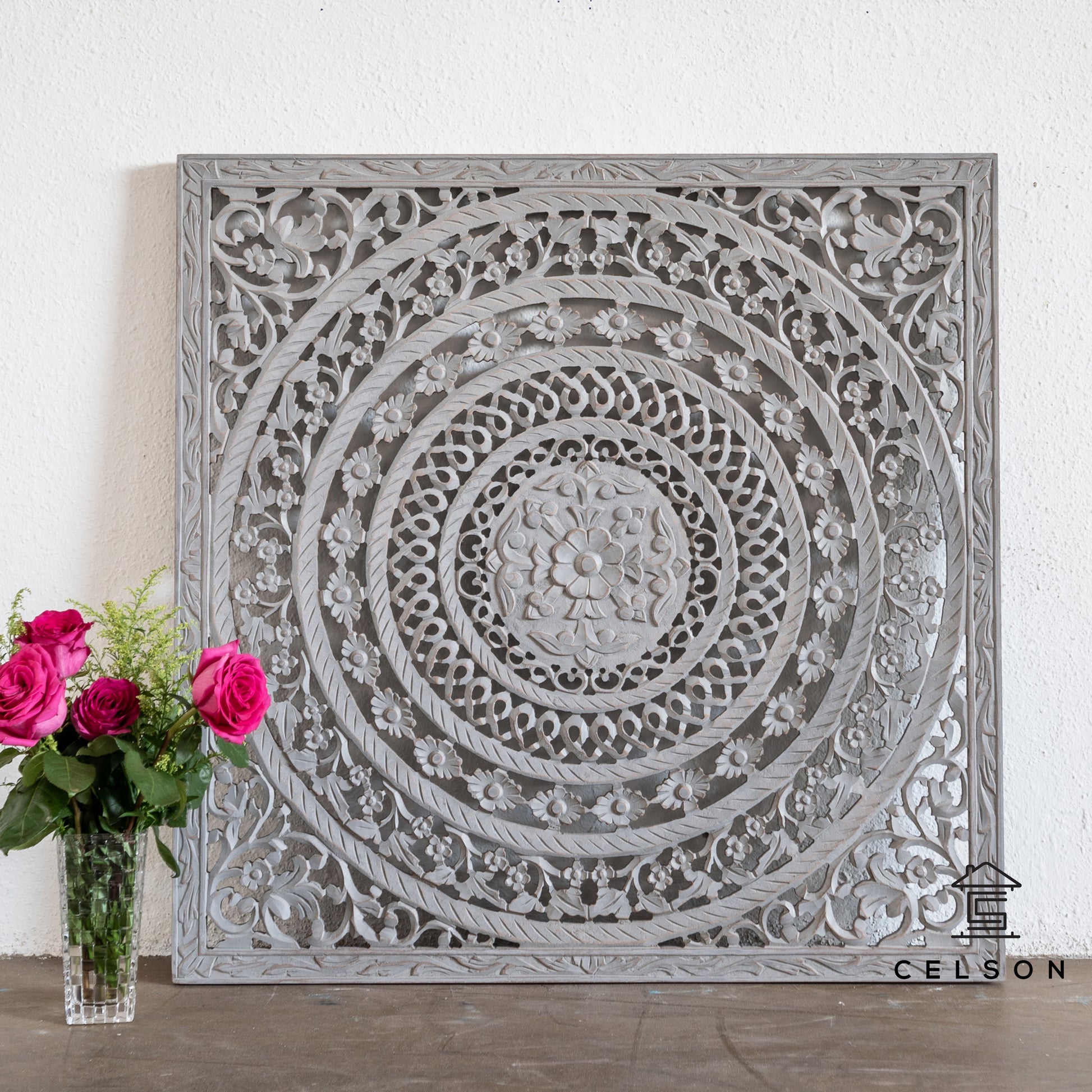 Liza Carved Wall Panel 90cm