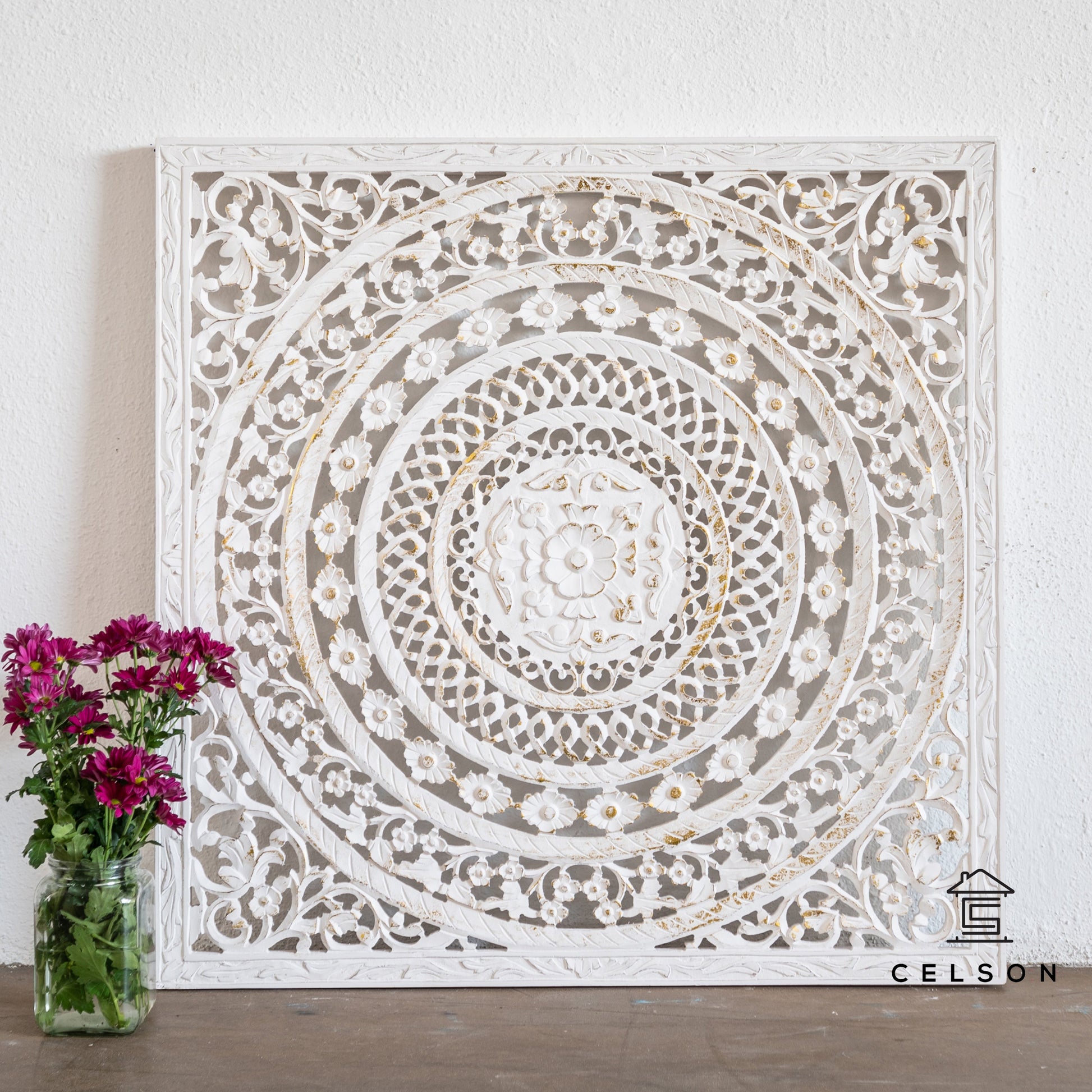 Liza Carved Wall Panel 90cm