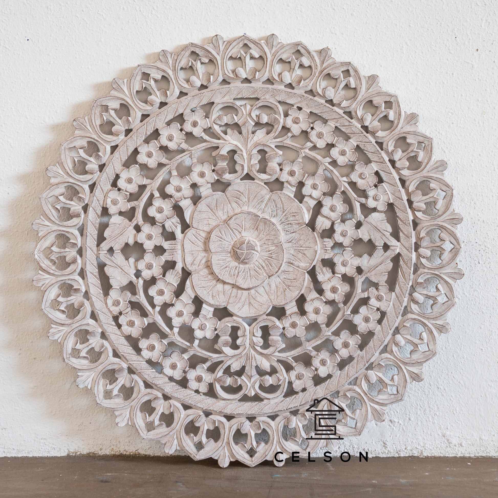 Niama Carved Wall Panel 90cm