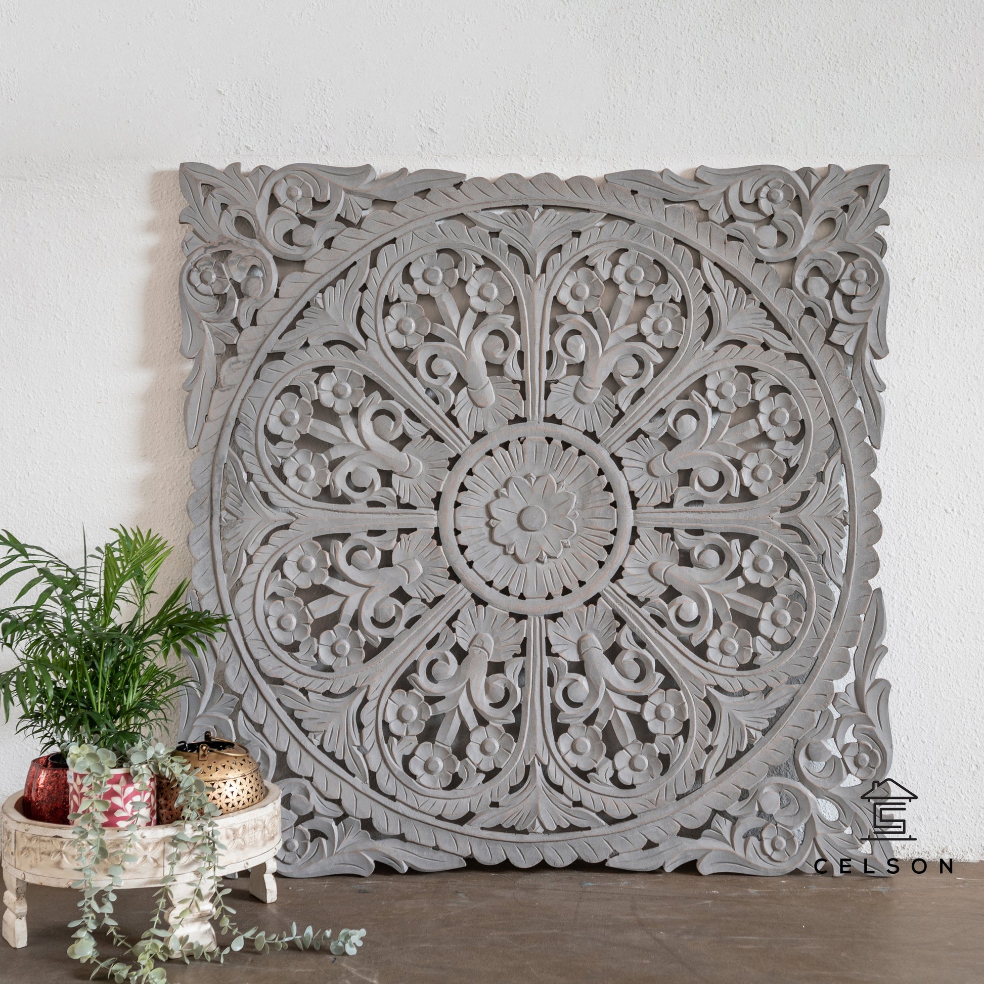 Cibu Carved Wall Panel