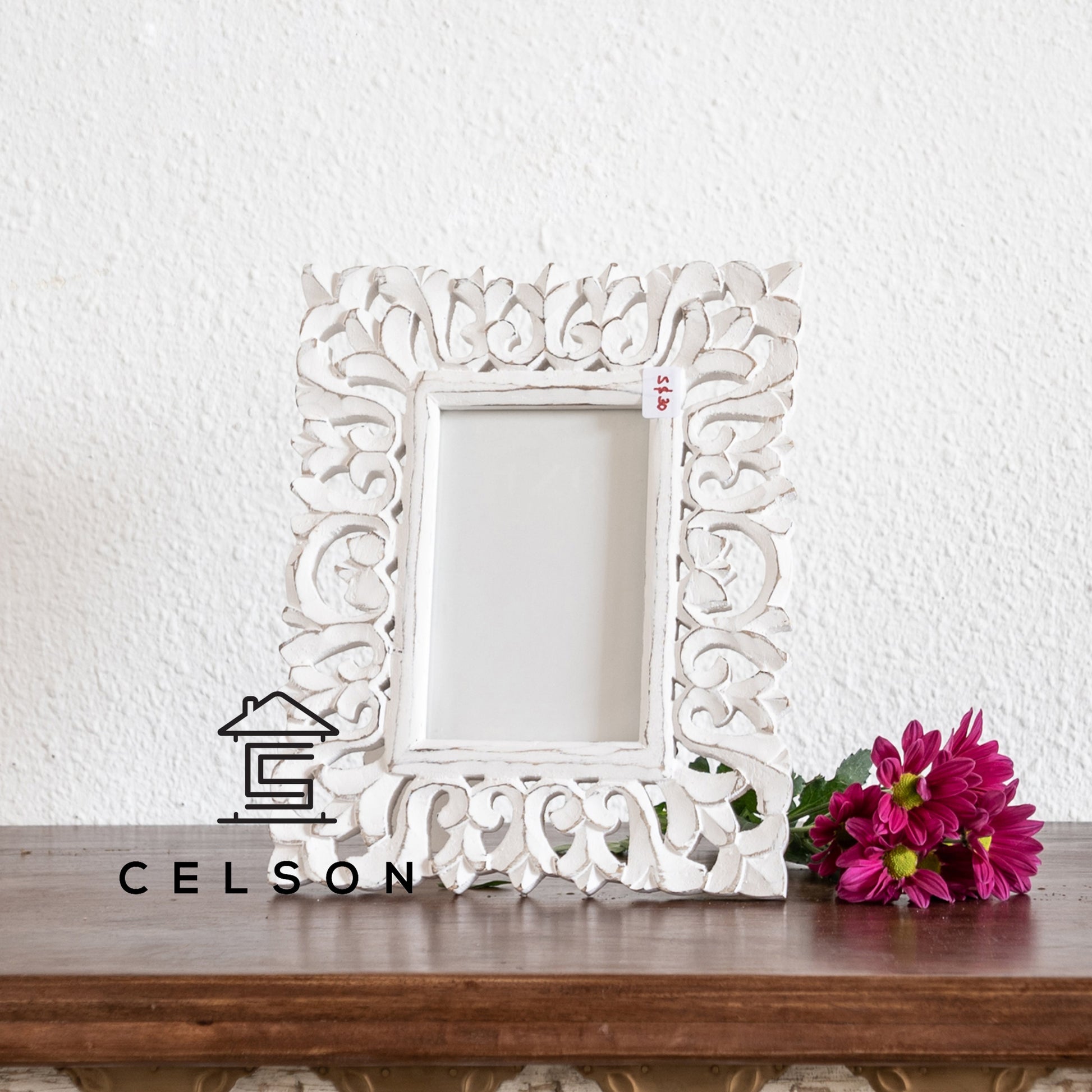 Howard Hand Carved Photo Frame