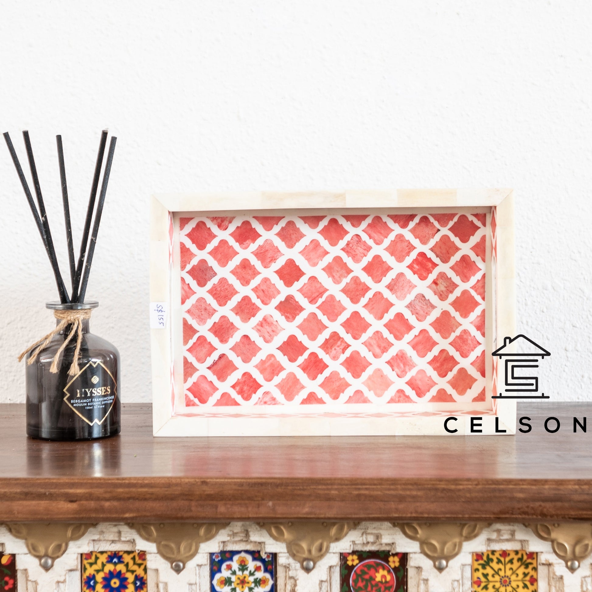 Hailey Bone Inlay Tray