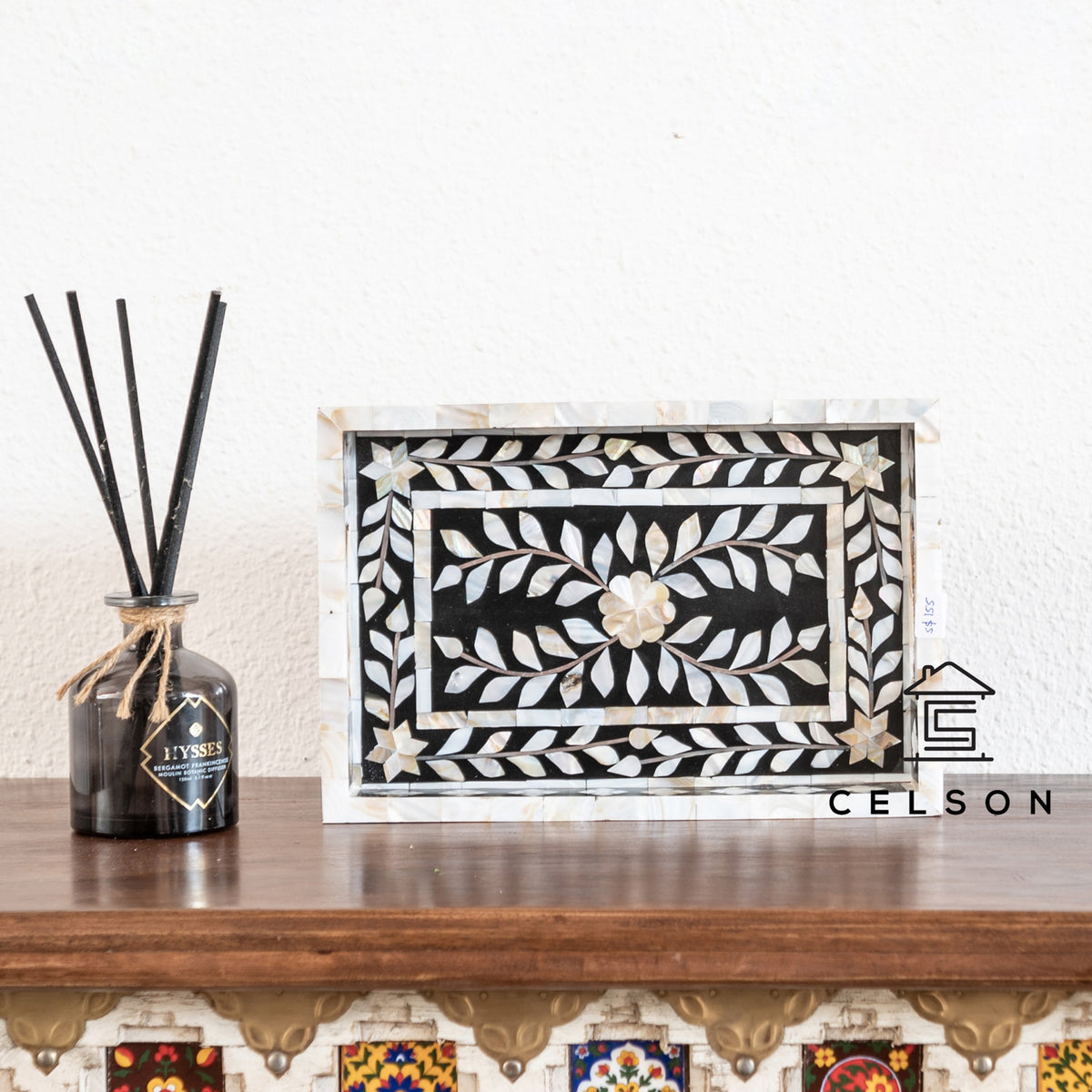 Gus Mother of Pearl Inlay Tray