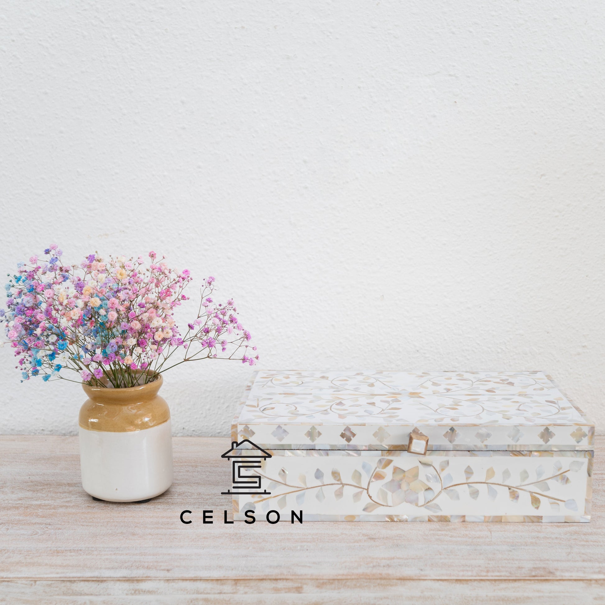 Jaren Mother of Pearl Inlay Box