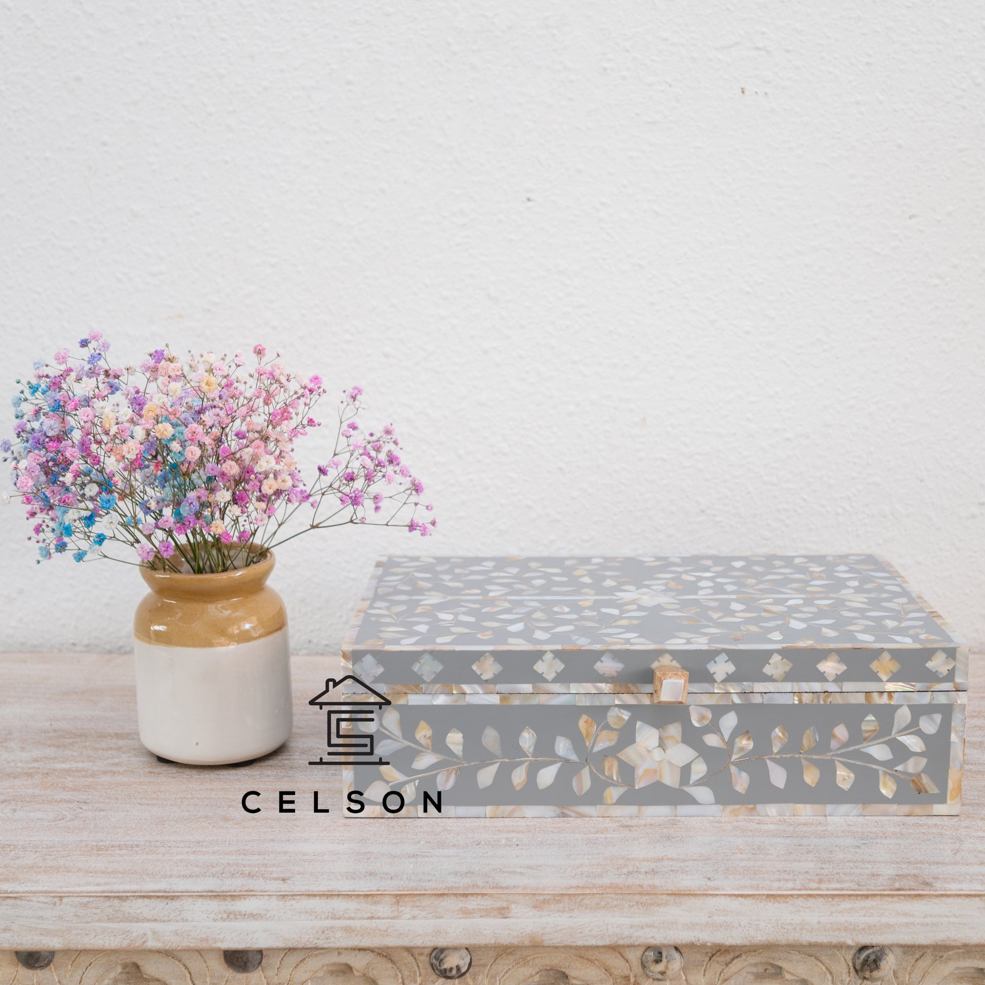 Jai Mother of Pearl Inlay Box