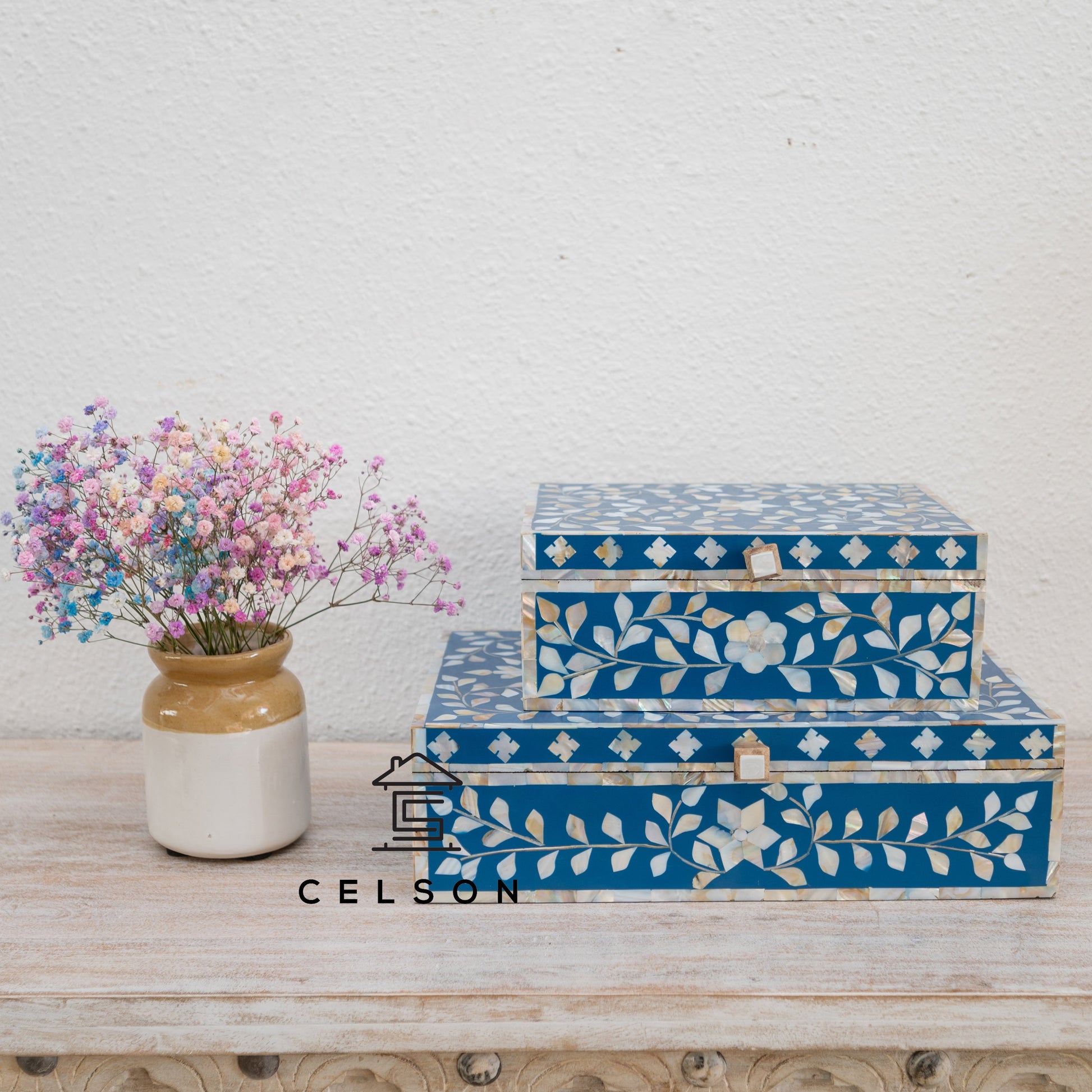 Penne Mother of Pearl Inlay Box