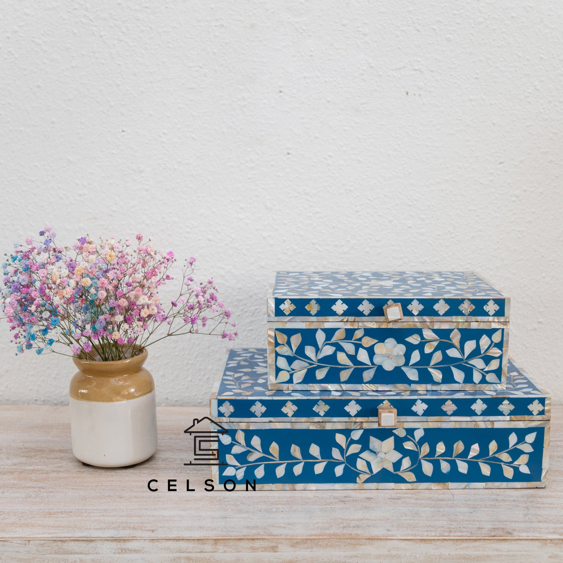 Penne Mother of Pearl Inlay Box