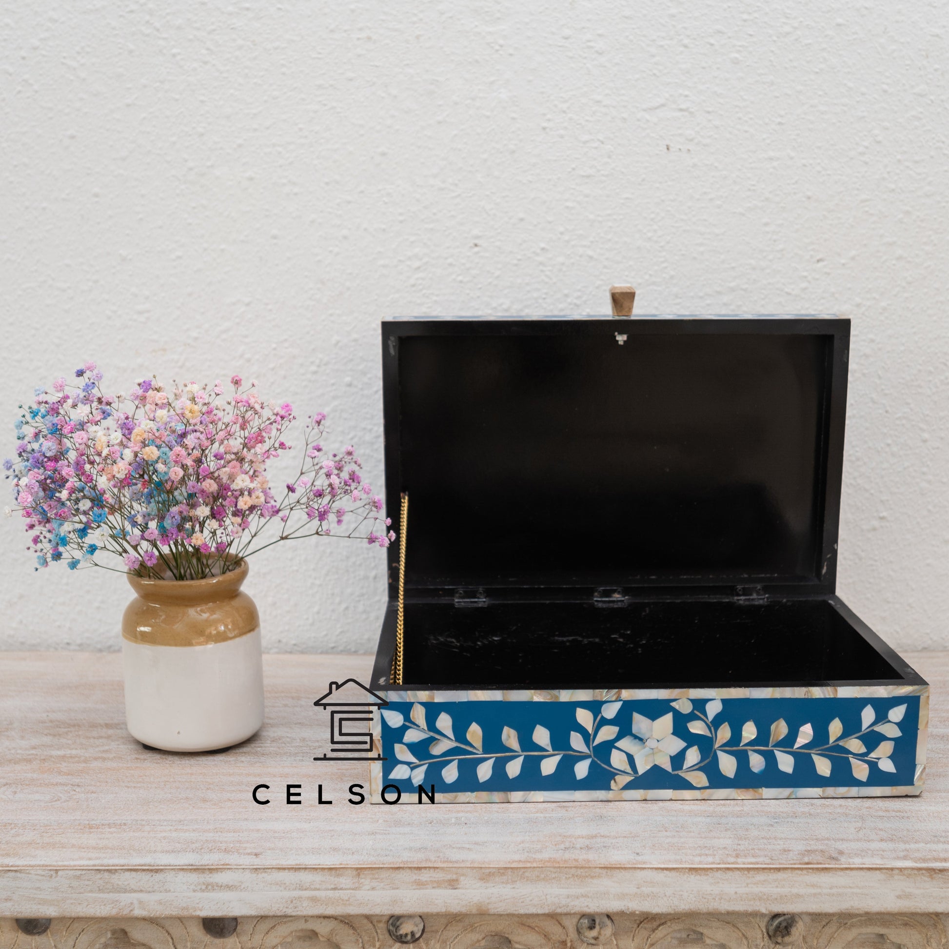 Penne Mother of Pearl Inlay Box