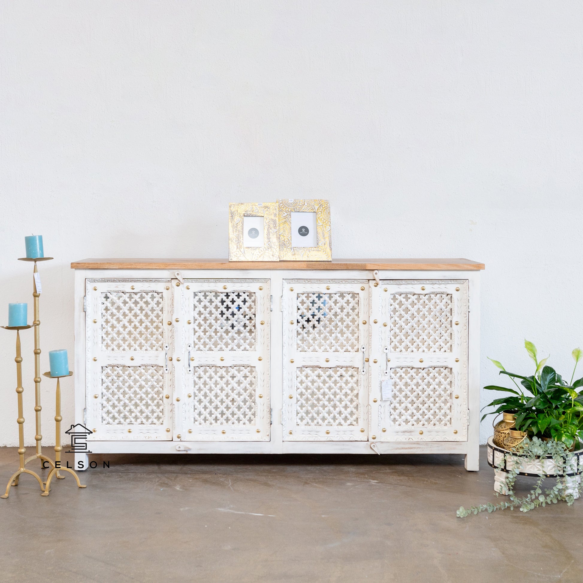 Zia Hand Crafted Wooden Sideboard
