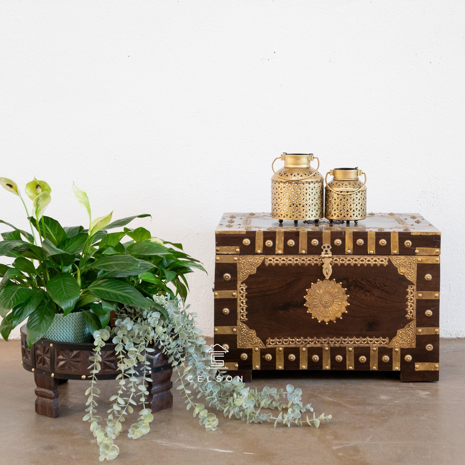 Joey Carved Storage Trunk