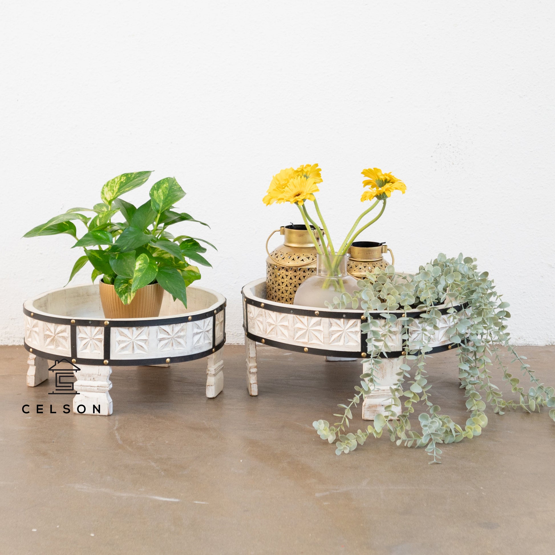 Claire Carved Chakki Table