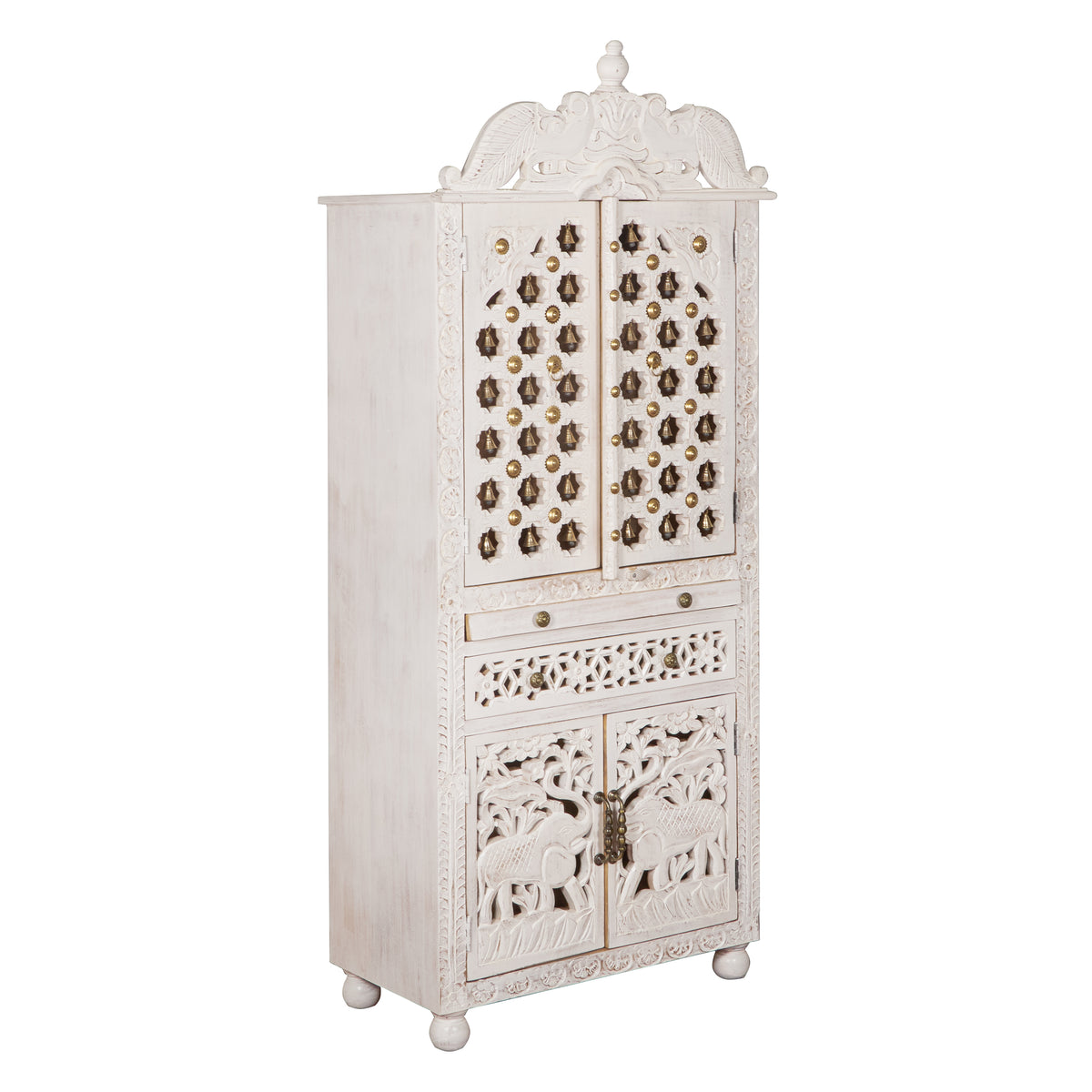 Rajan Hand Carved Wooden Mandir