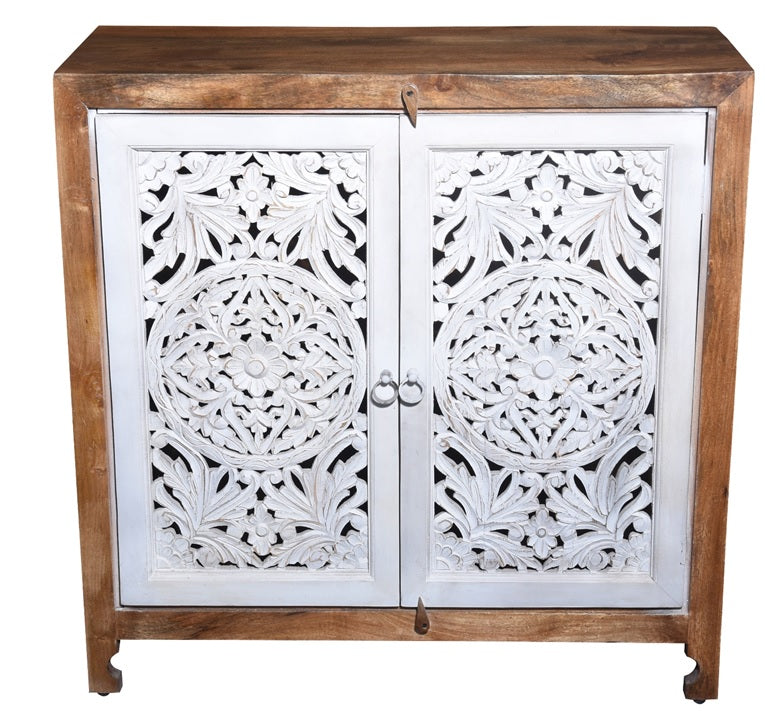Nayyar Carved Wooden Cabinet