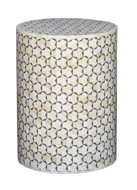 Carell Bone Inlay Stool
